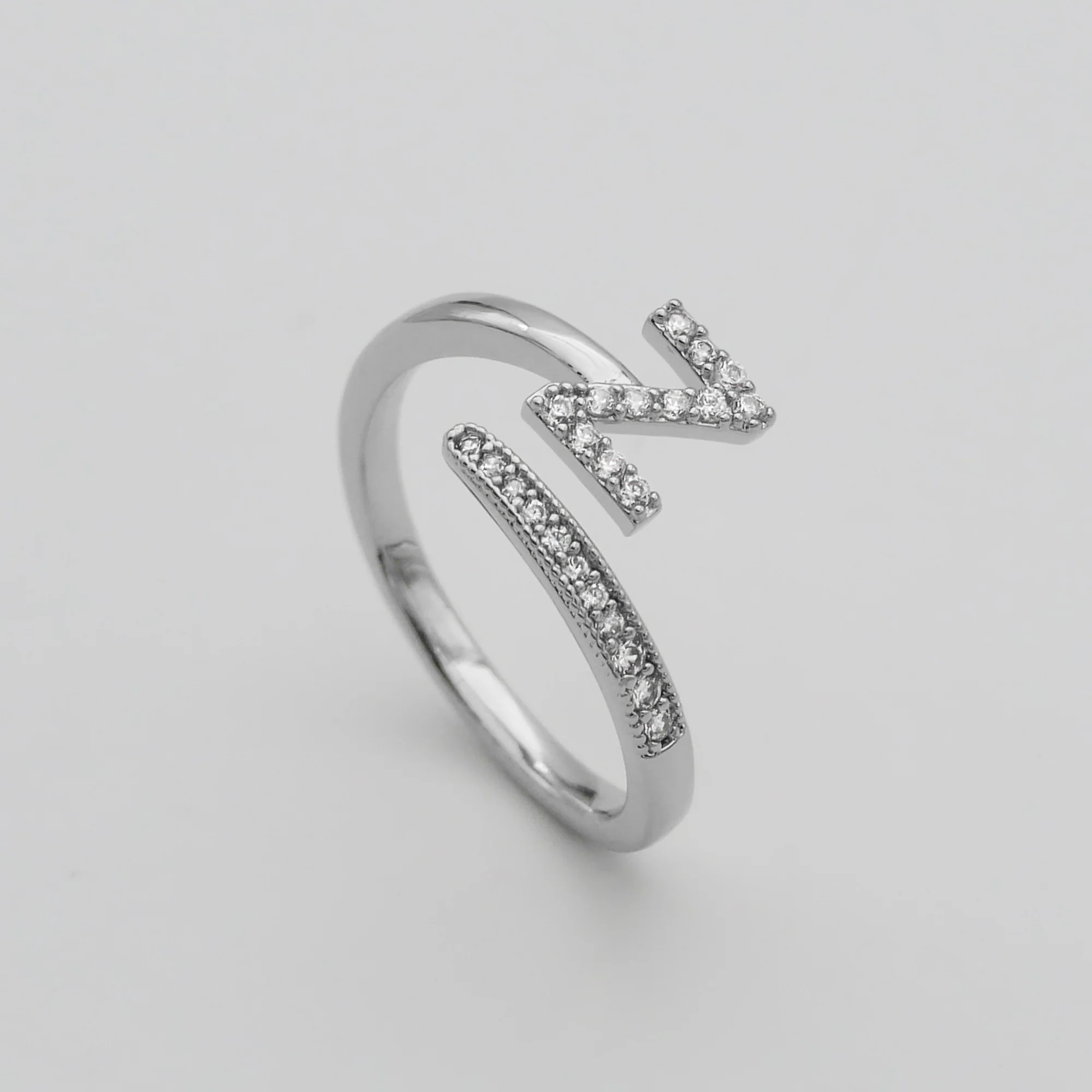 Pave Initial Ring - Image 57