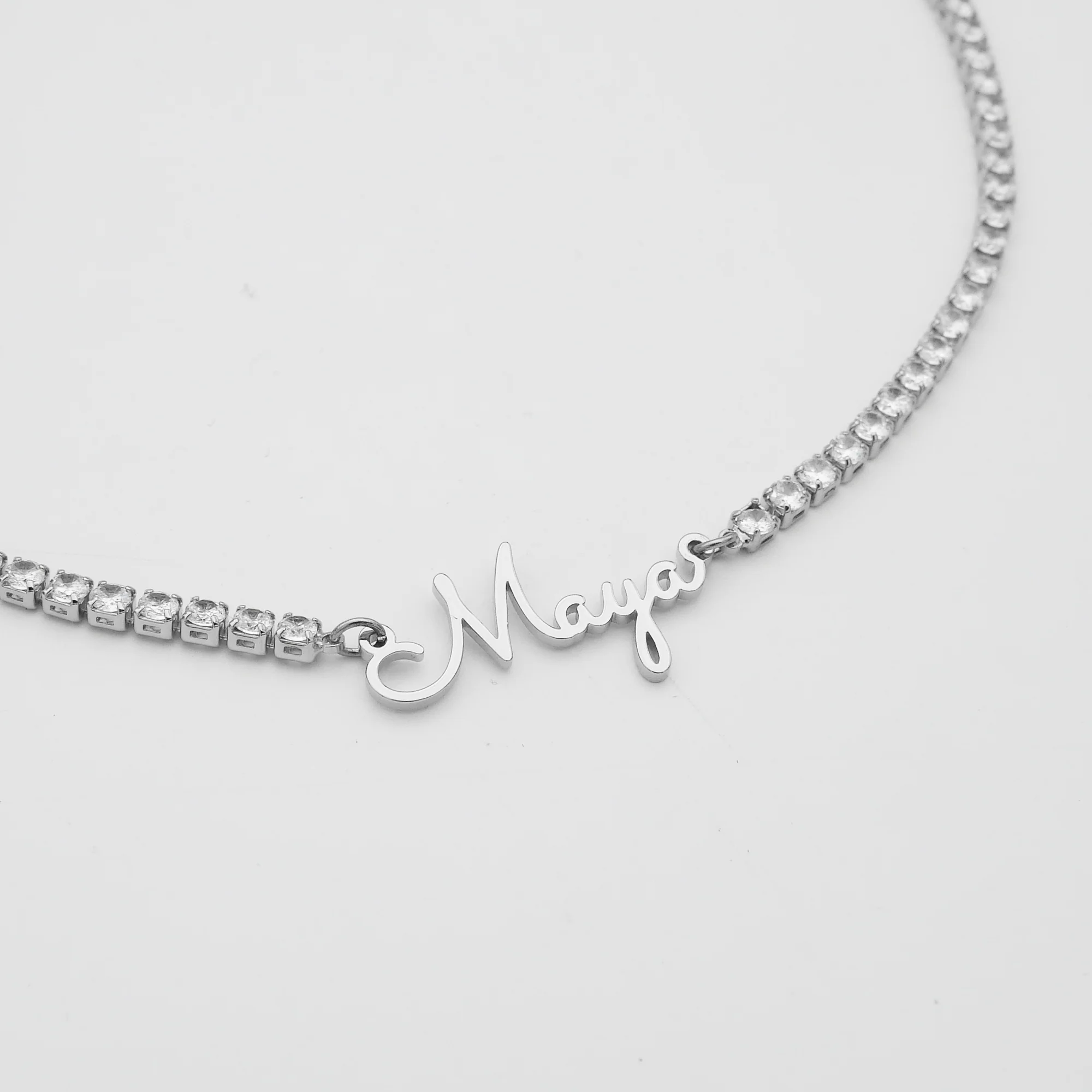 London Name Tennis Necklace - Image 3