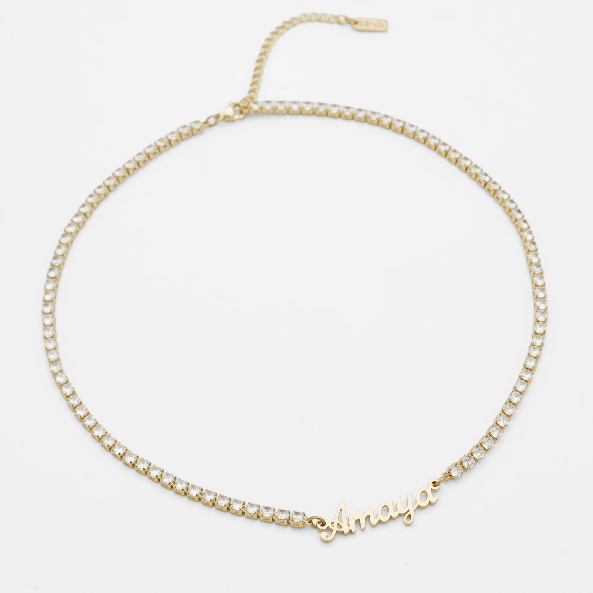Miami Name Tennis Necklace - Image 3