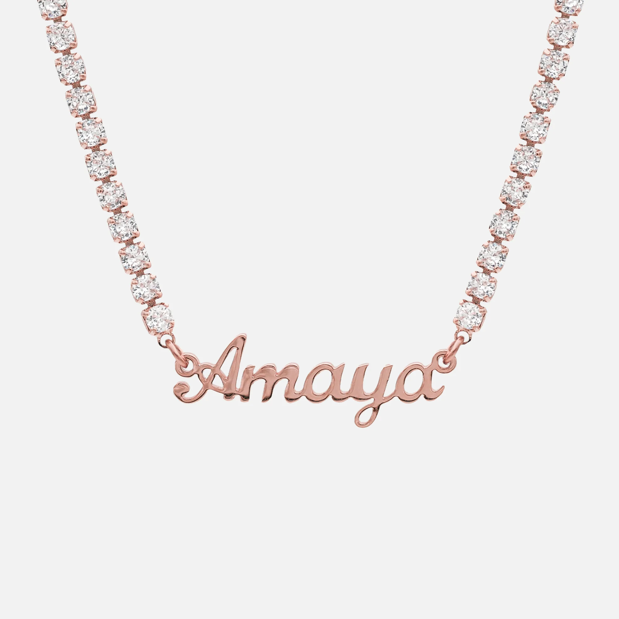 Miami Name Tennis Necklace - Image 6