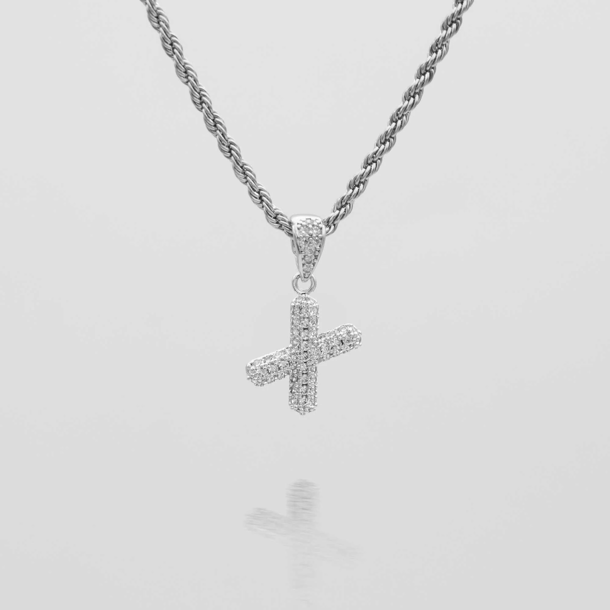 Pave Mini Bubble Initial Necklace - Image 56