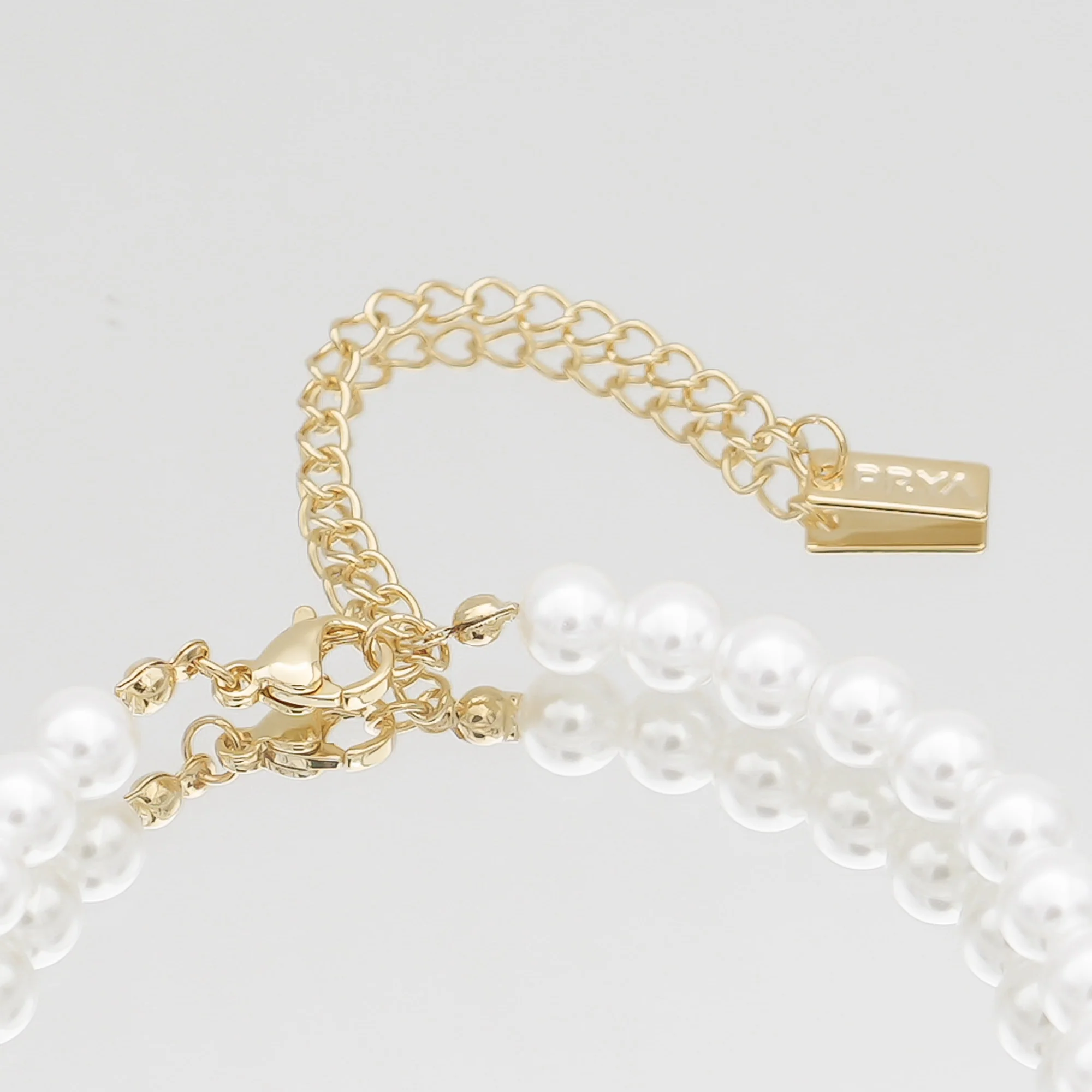 Pave Pearl Initial Anklet - Image 57
