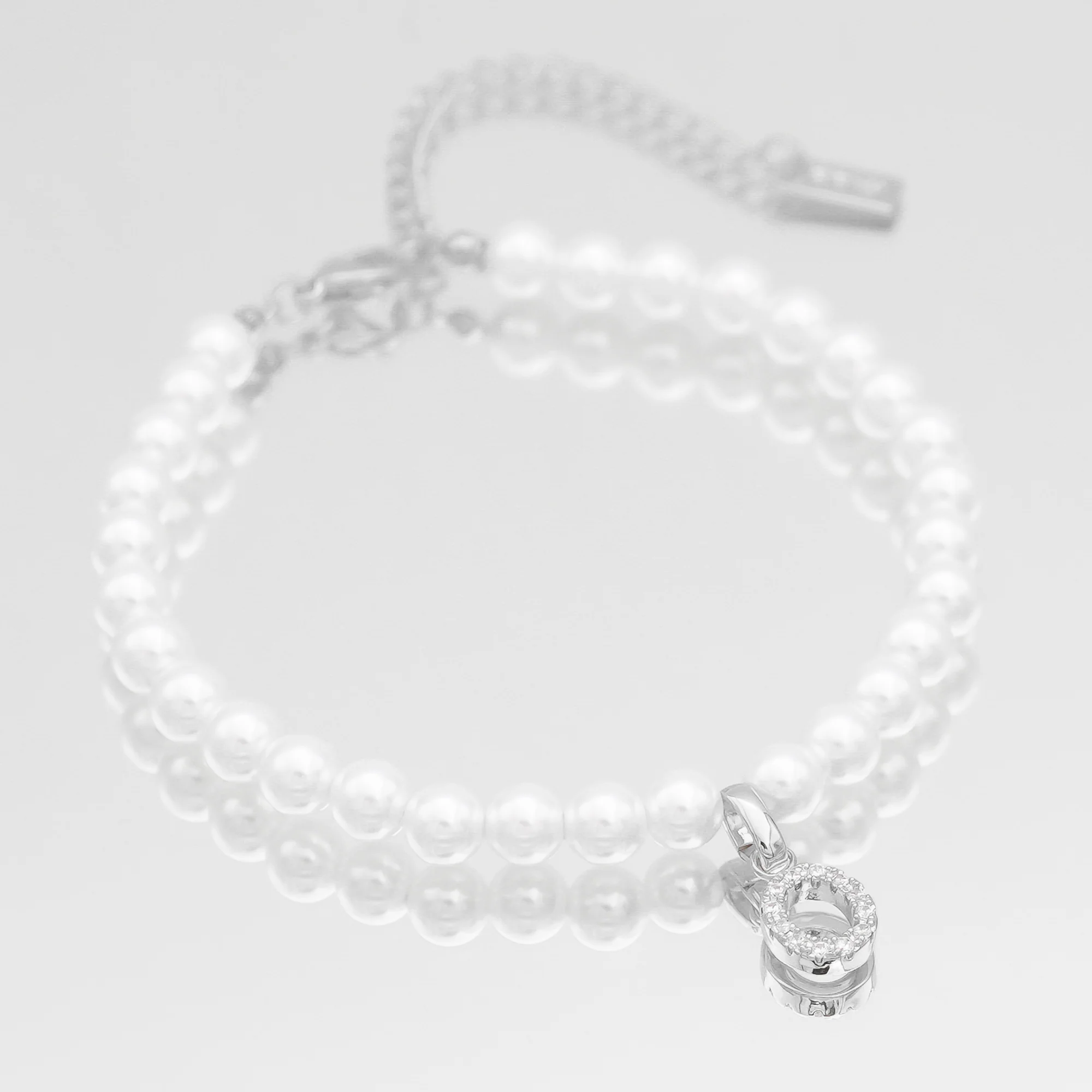 Pave Pearl Initial Bracelet - Image 29