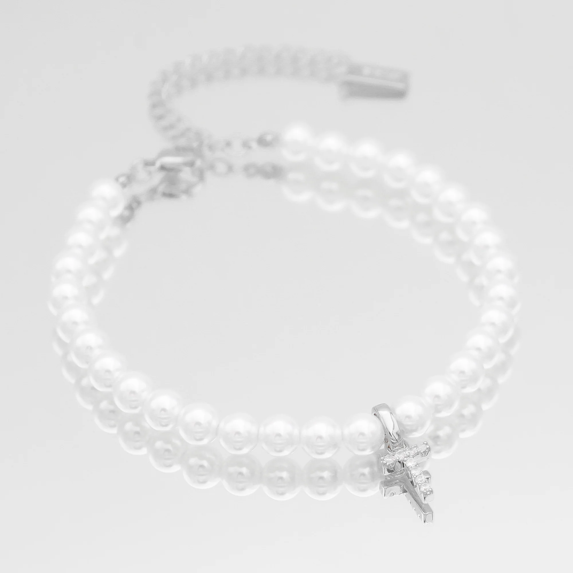 Pave Pearl Initial Bracelet - Image 39