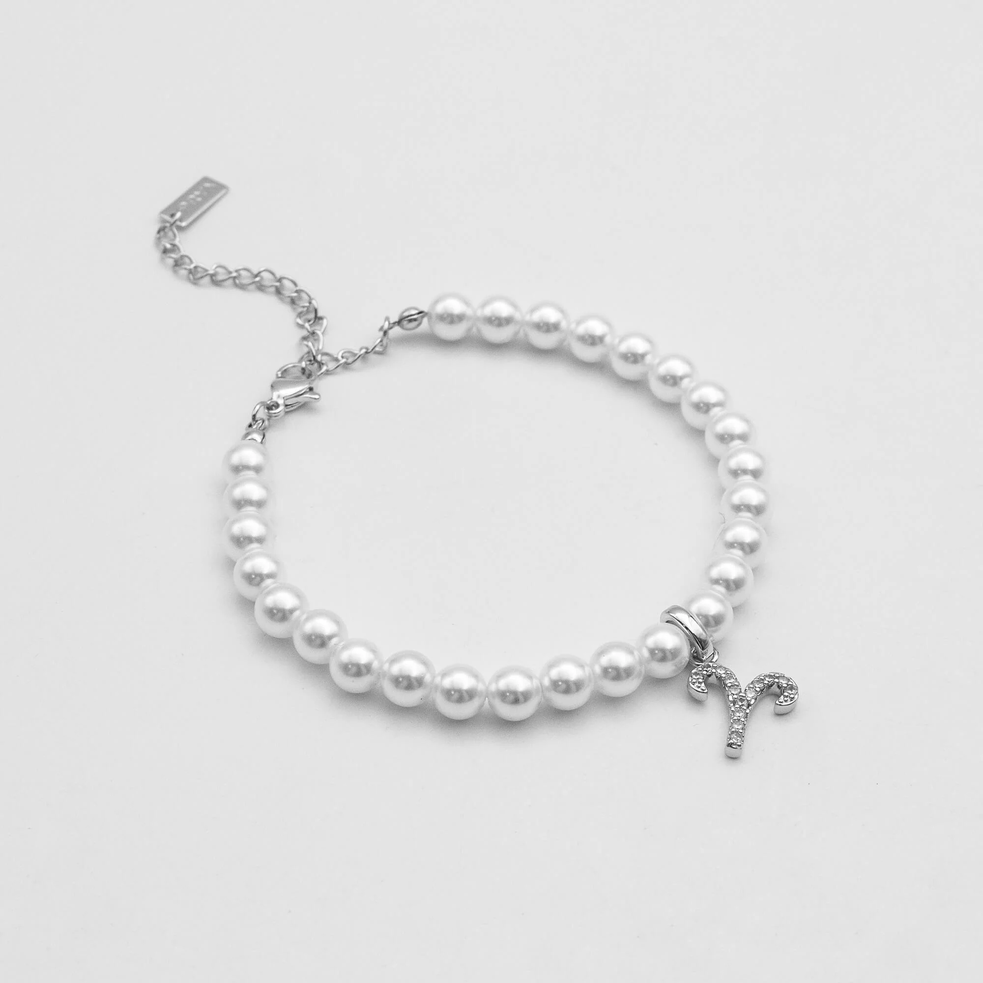 Pave Pearl Zodiac Anklet - Image 15
