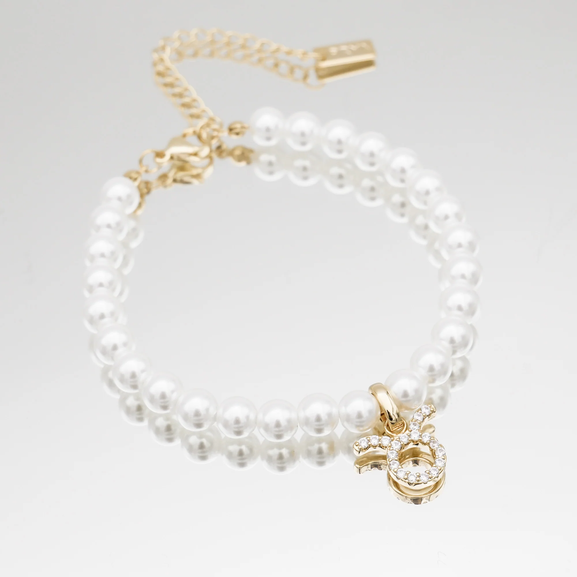 Pave Pearl Zodiac Anklet - Image 2