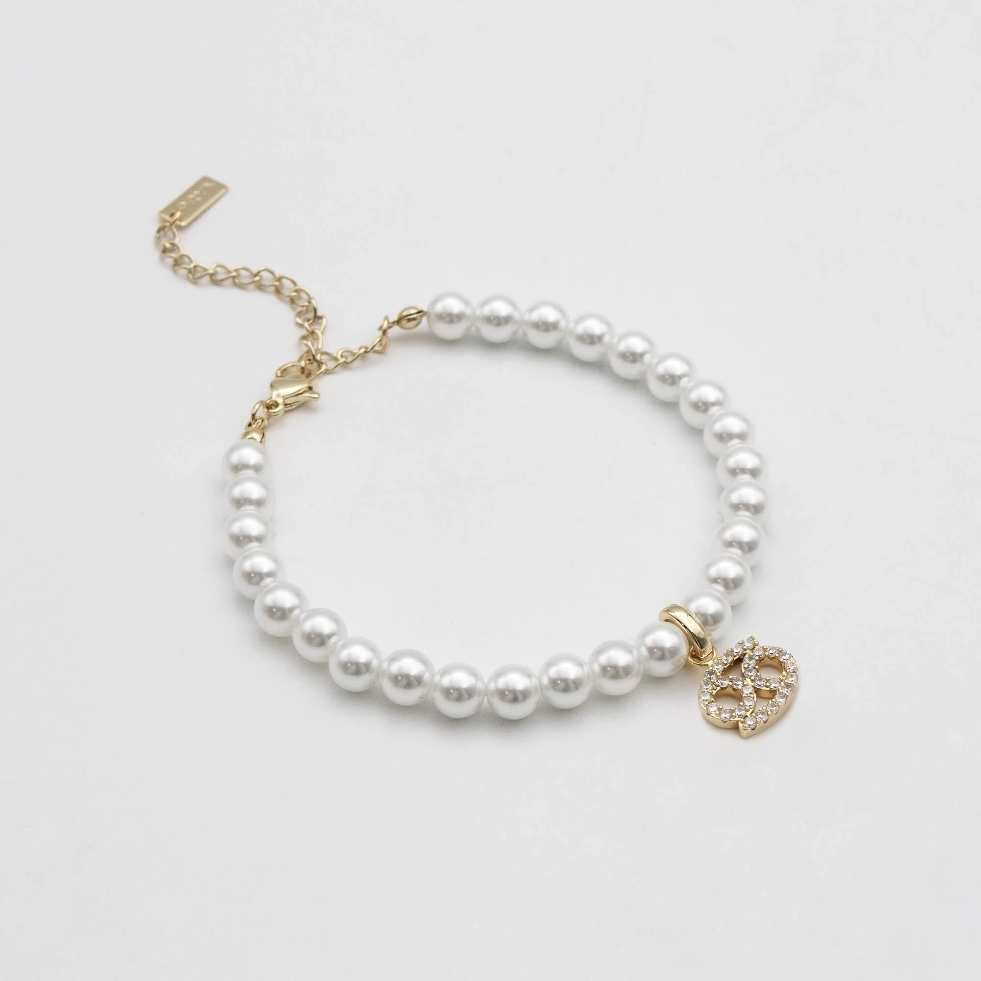 Pave Pearl Zodiac Anklet - Image 6