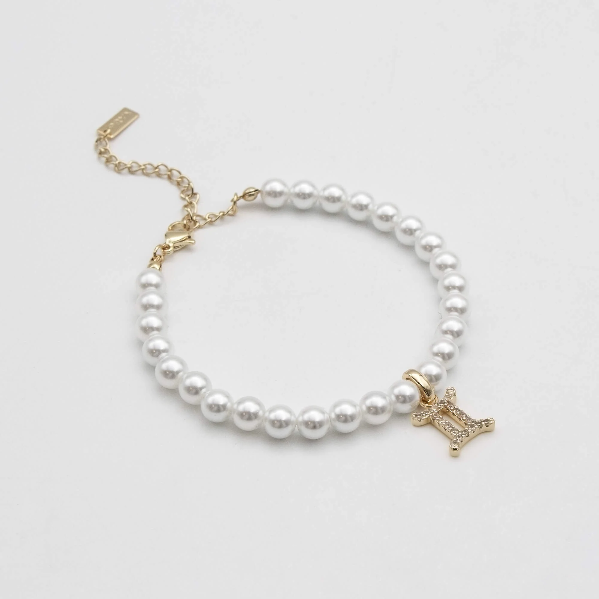Pave Pearl Zodiac Bracelet - Image 10