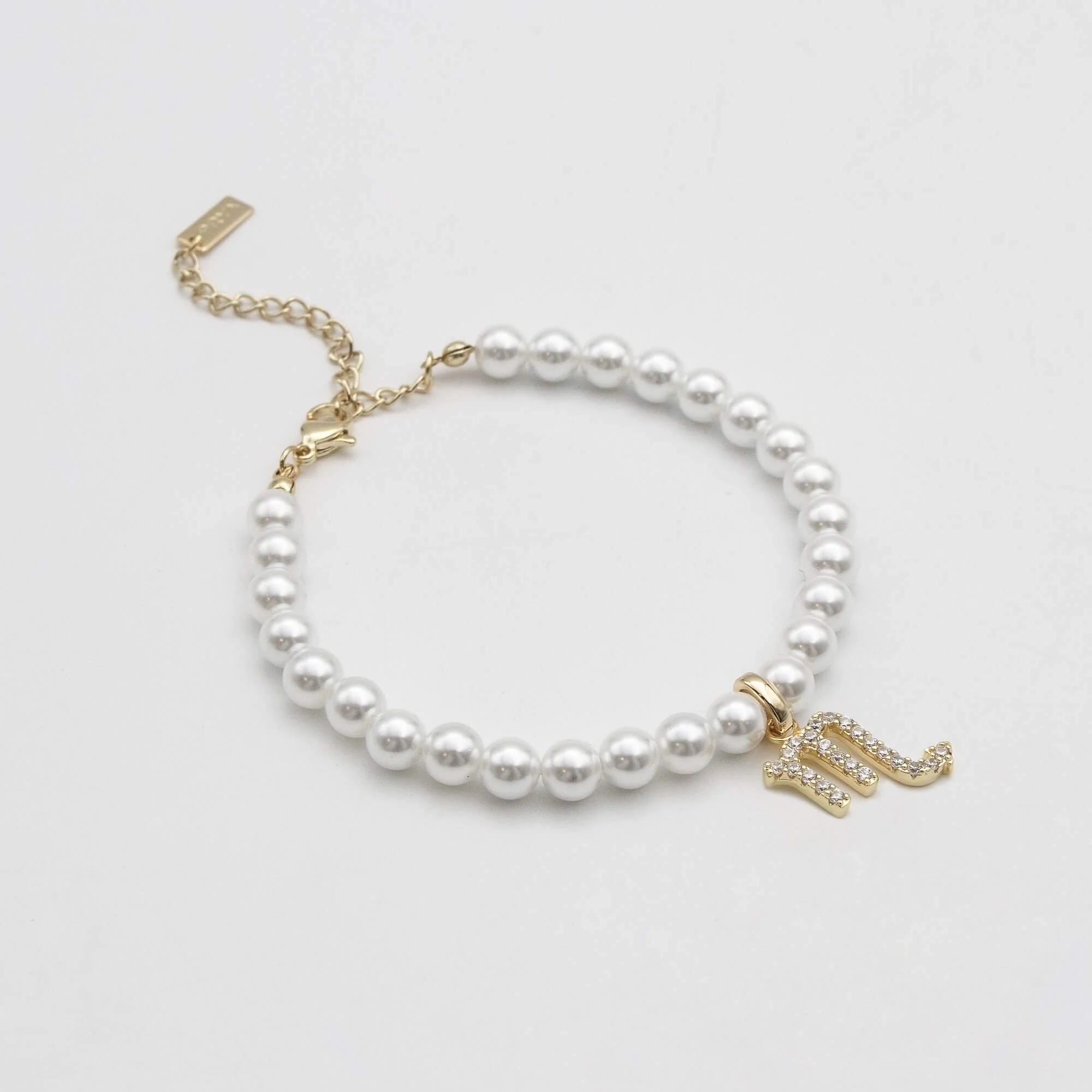 Pave Pearl Zodiac Bracelet - Image 15