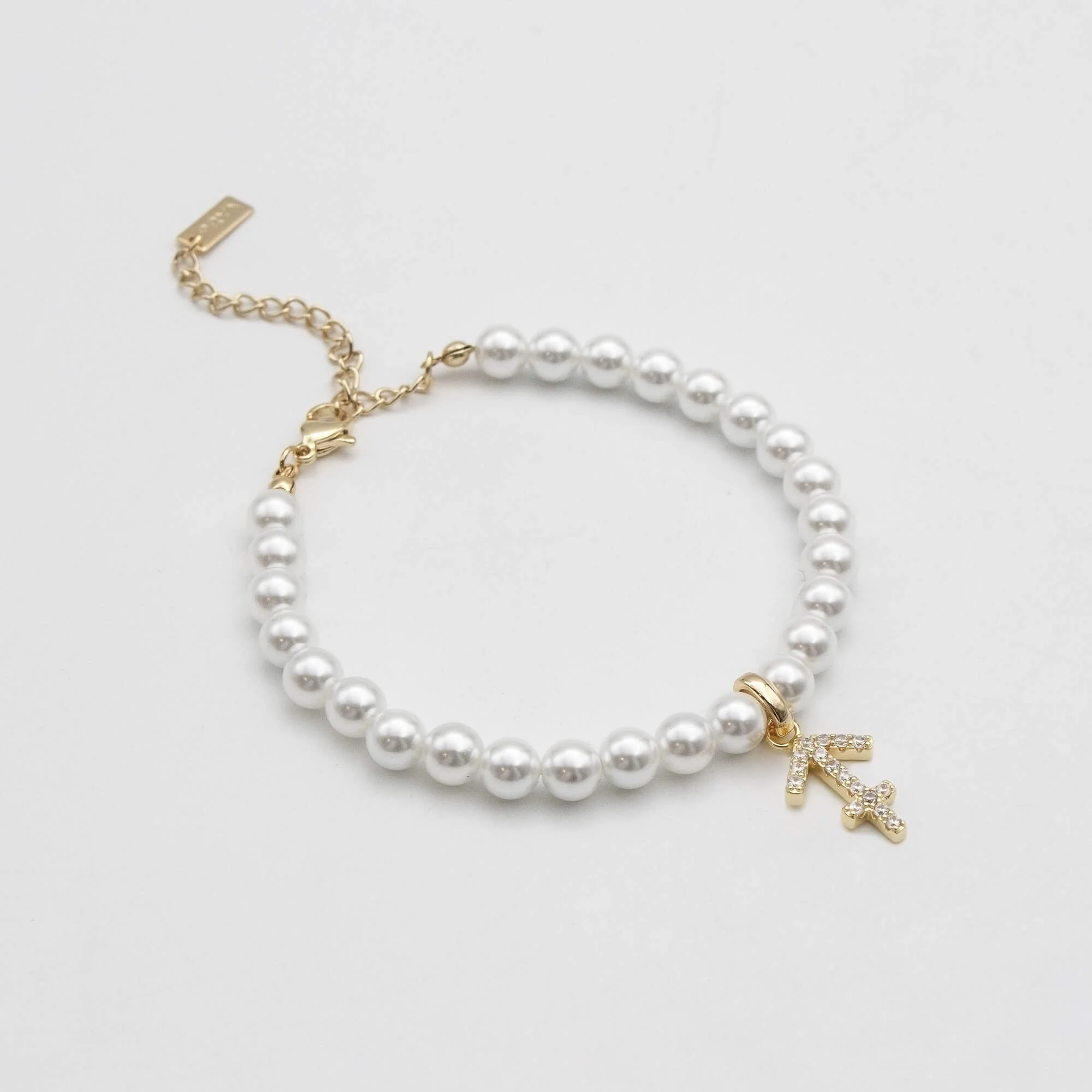 Pave Pearl Zodiac Bracelet - Image 16