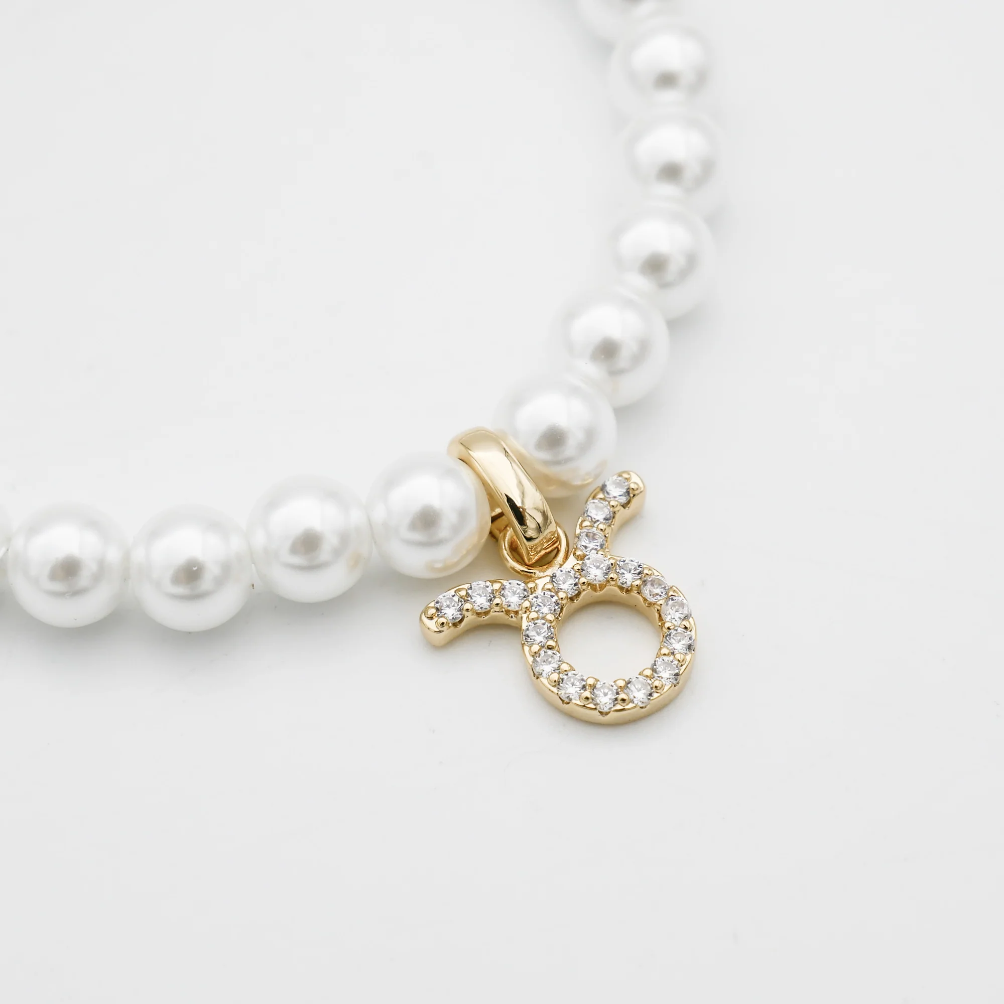 Pave Pearl Zodiac Bracelet - Image 4