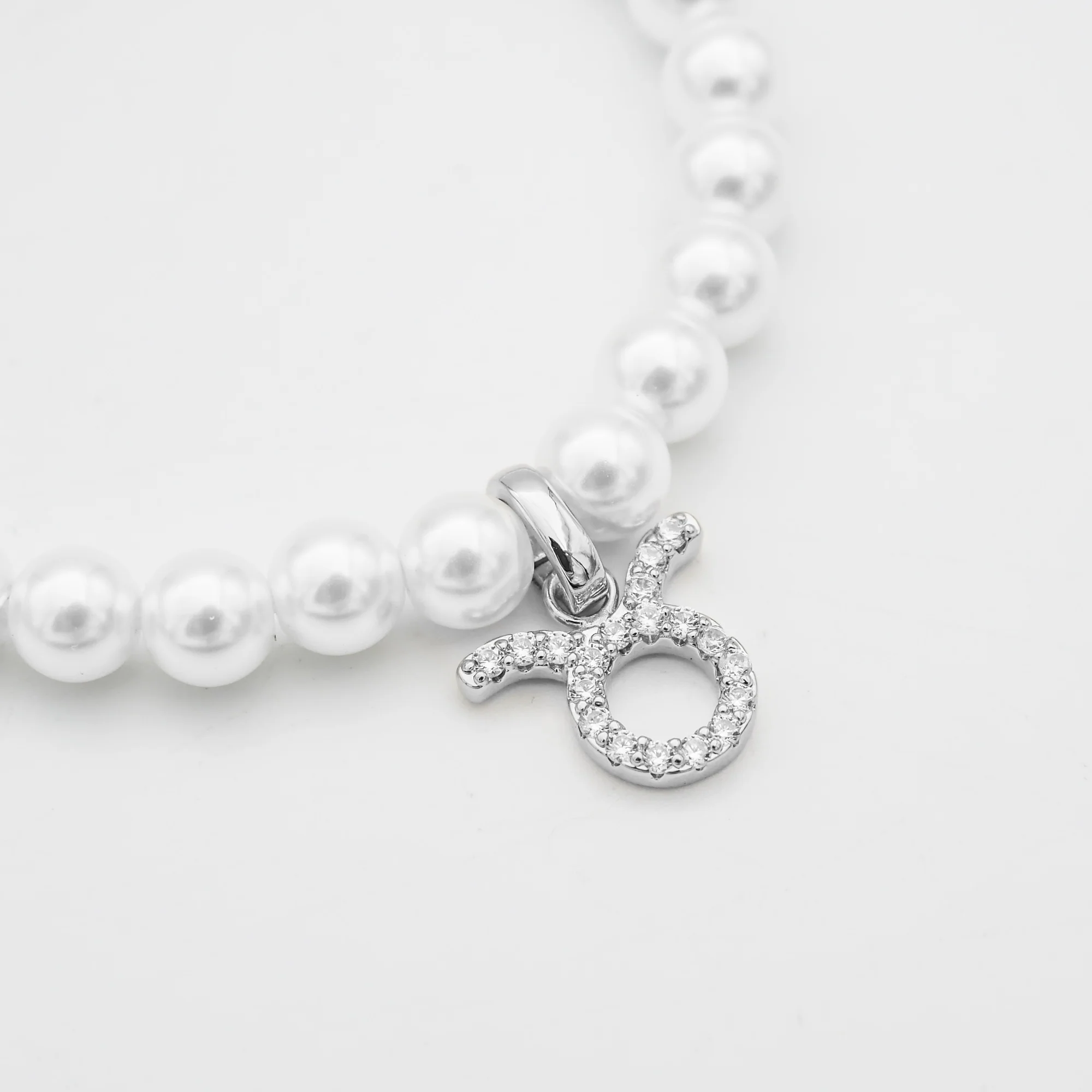 Pave Pearl Zodiac Bracelet - Image 7