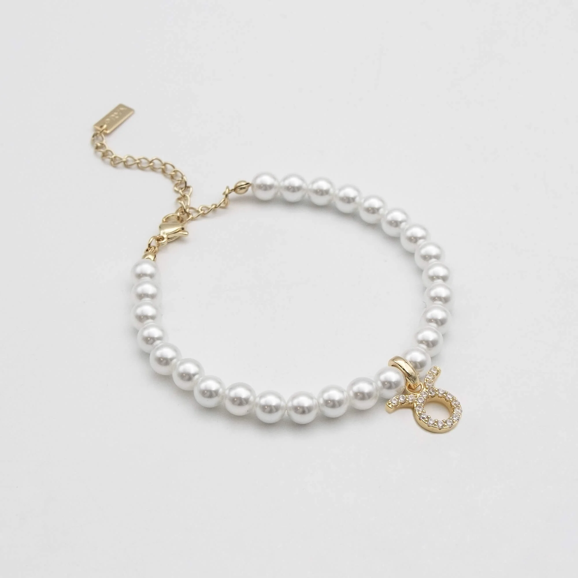 Pave Pearl Zodiac Bracelet - Image 9