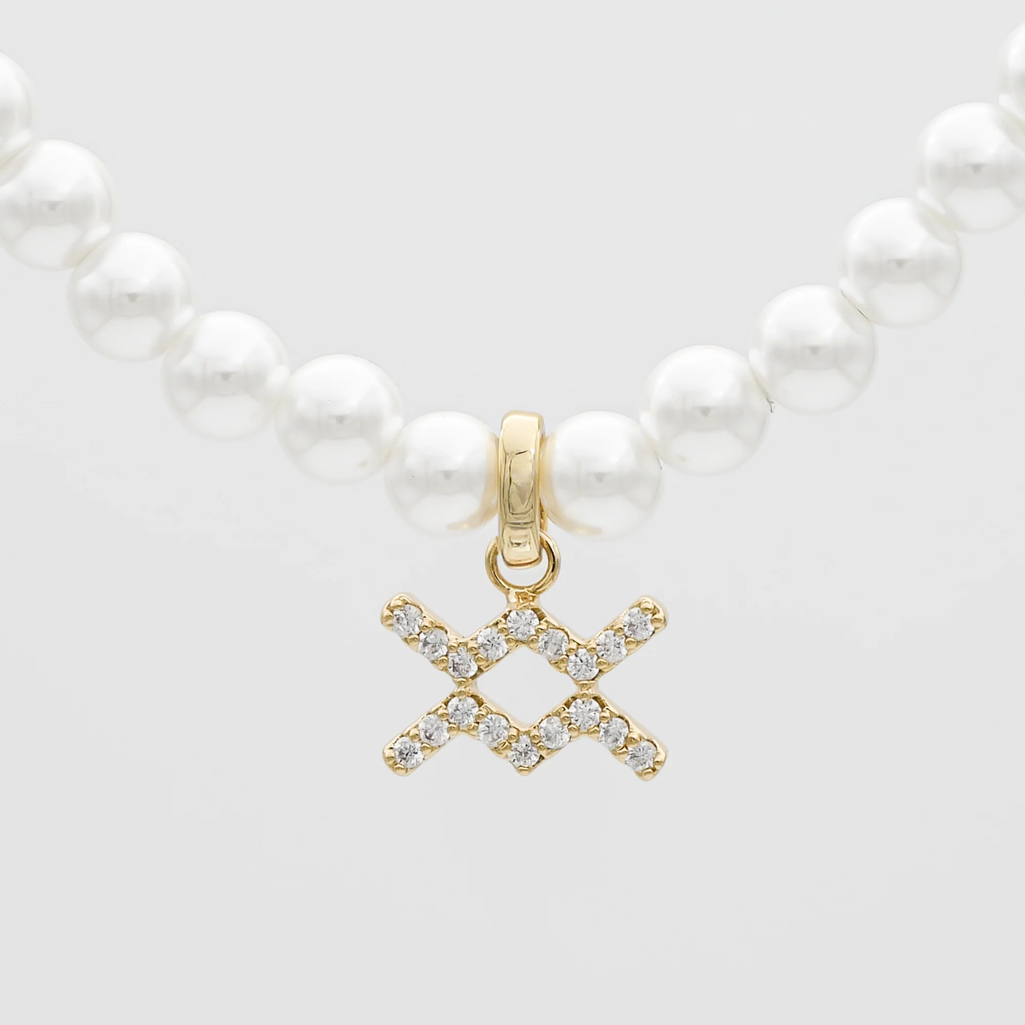 Pave Pearl Zodiac Necklace - Image 21