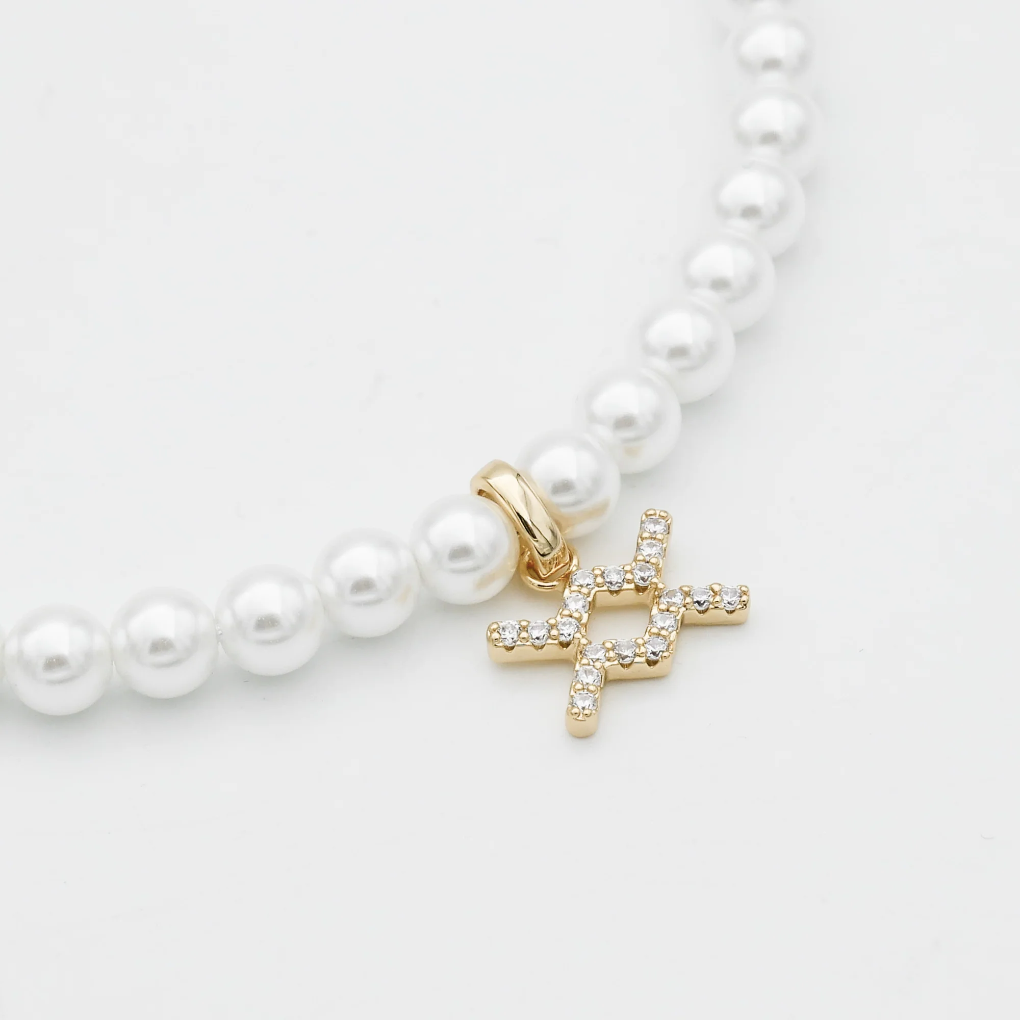 Pave Pearl Zodiac Necklace - Image 22