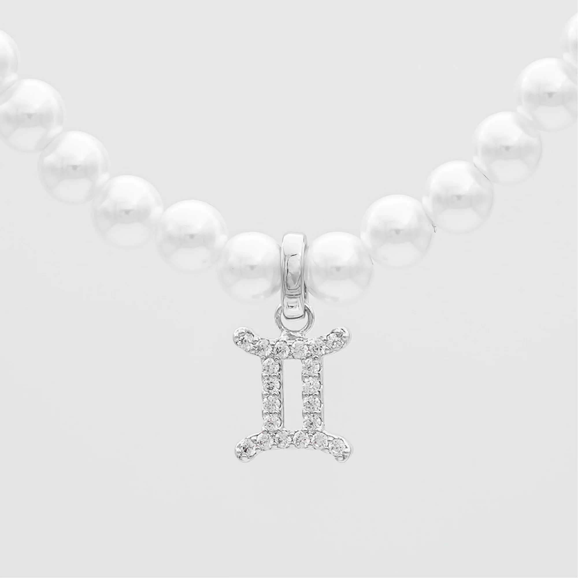 Pave Pearl Zodiac Necklace - Image 30