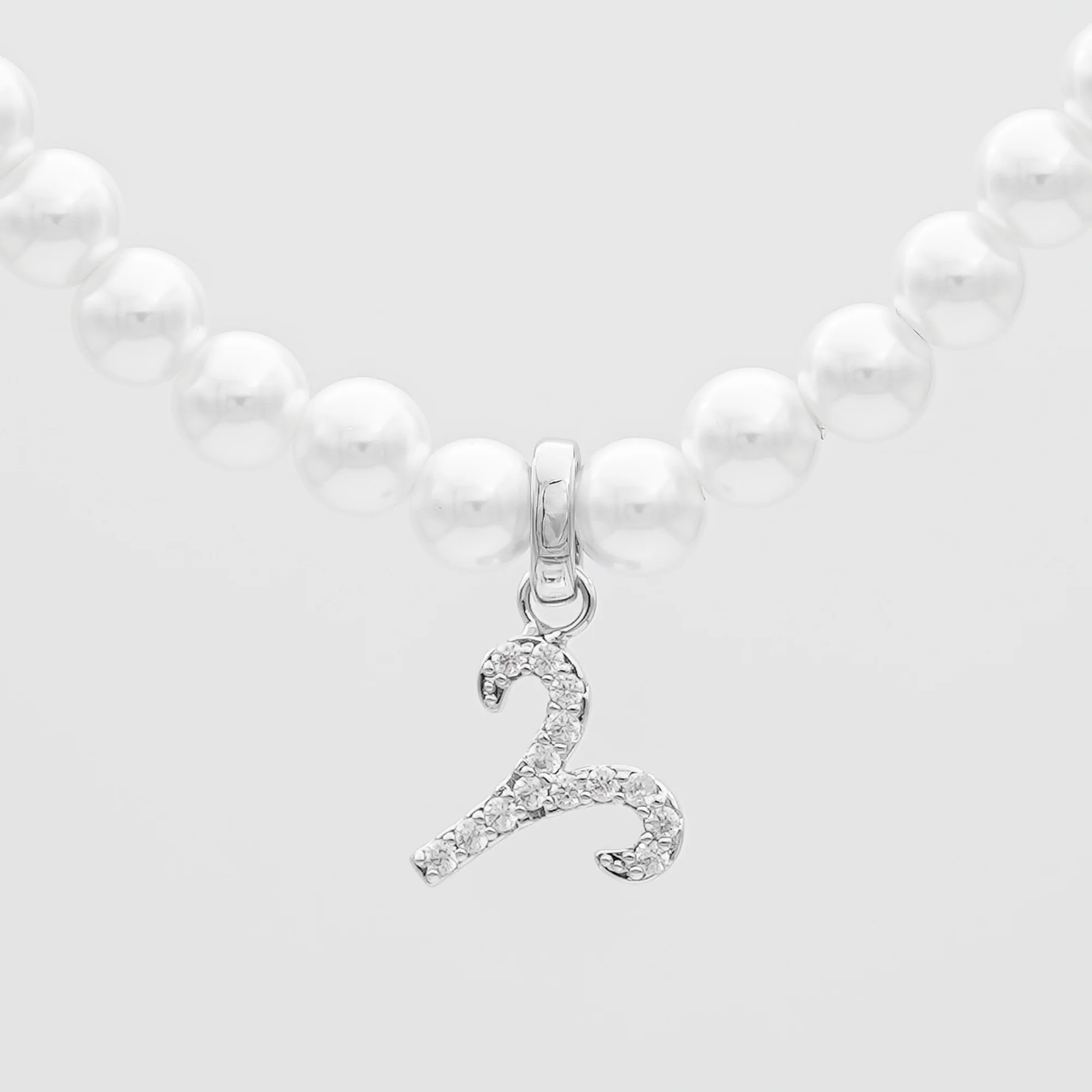 Pave Pearl Zodiac Necklace - Image 31