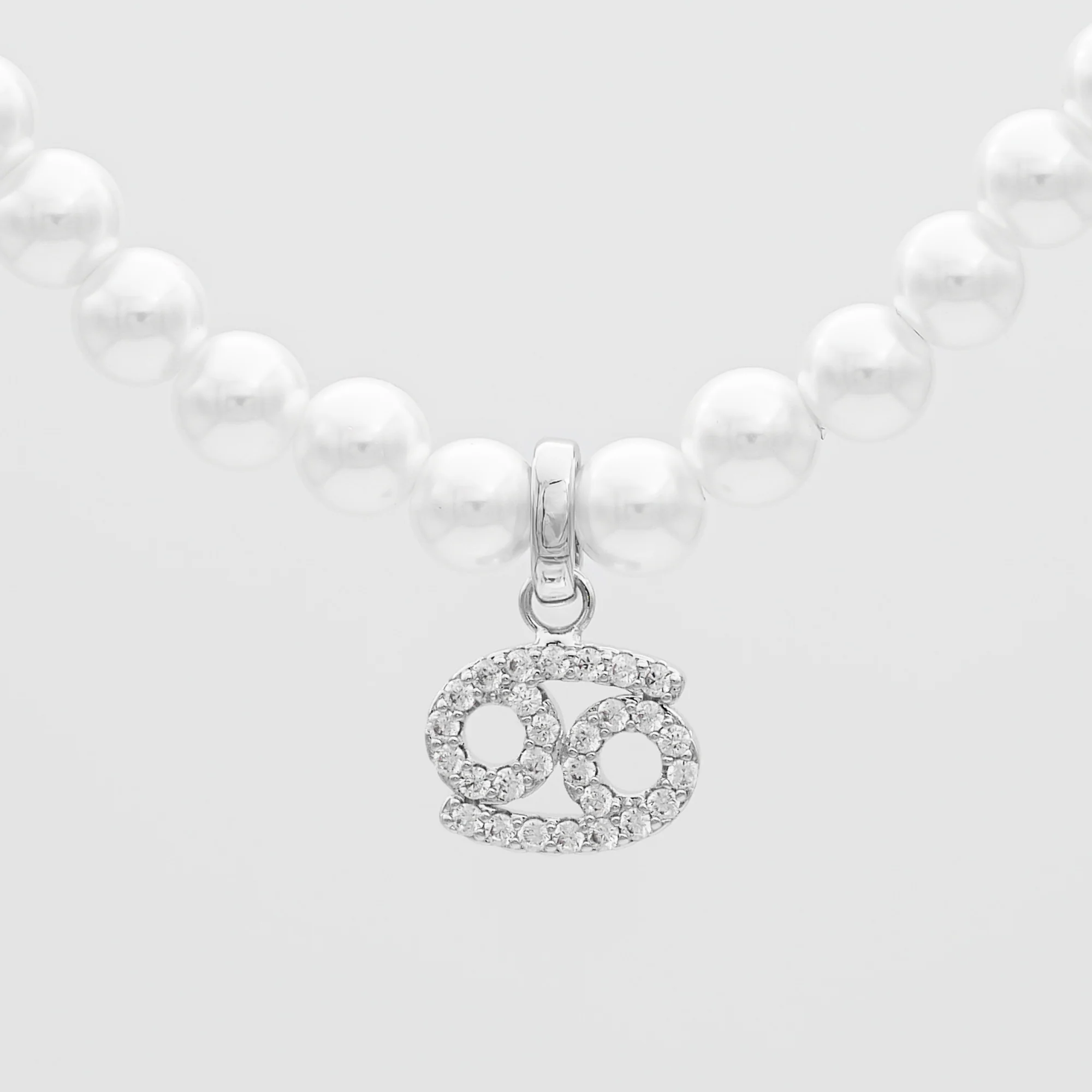 Pave Pearl Zodiac Necklace - Image 35