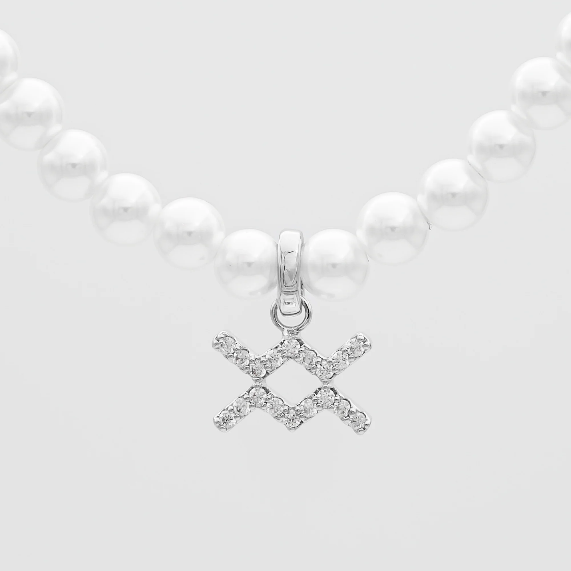 Pave Pearl Zodiac Necklace - Image 37