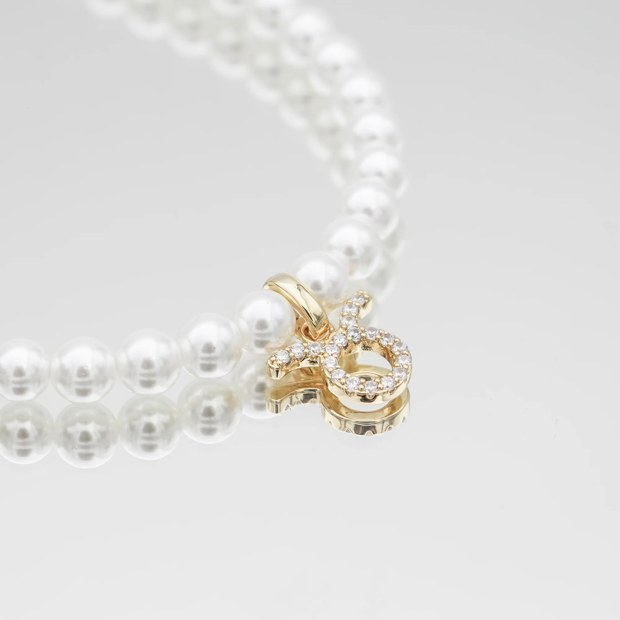 Pave Pearl Zodiac Necklace - Image 5