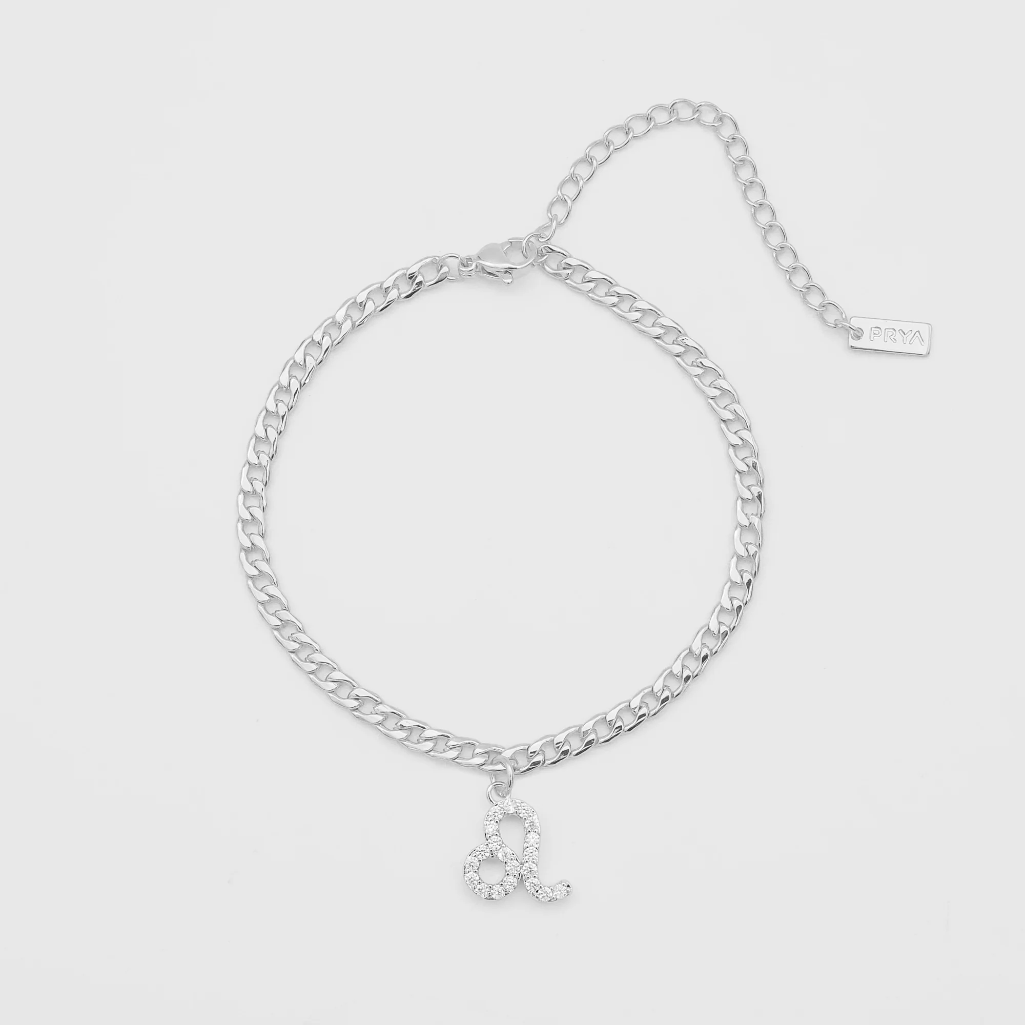 Pave Zodiac Symbol Anklet - Image 15
