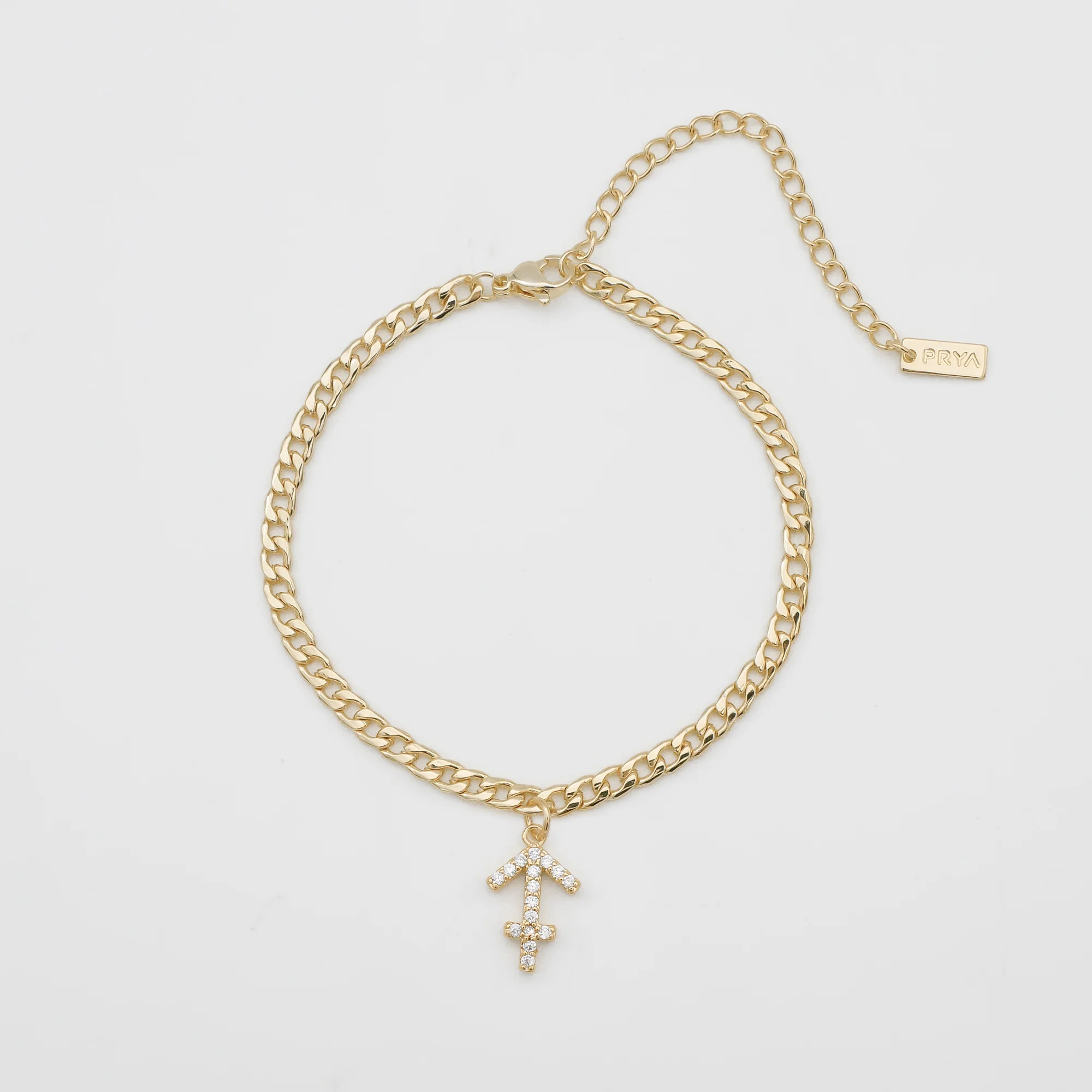 Pave Zodiac Symbol Anklet - Image 22