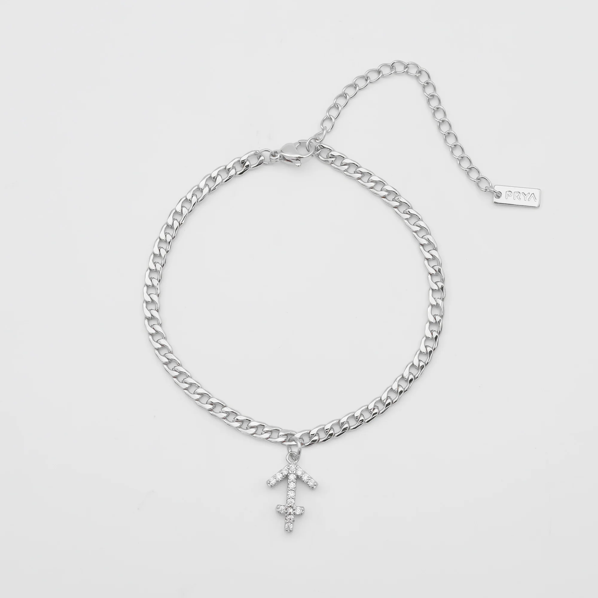 Pave Zodiac Symbol Anklet - Image 23