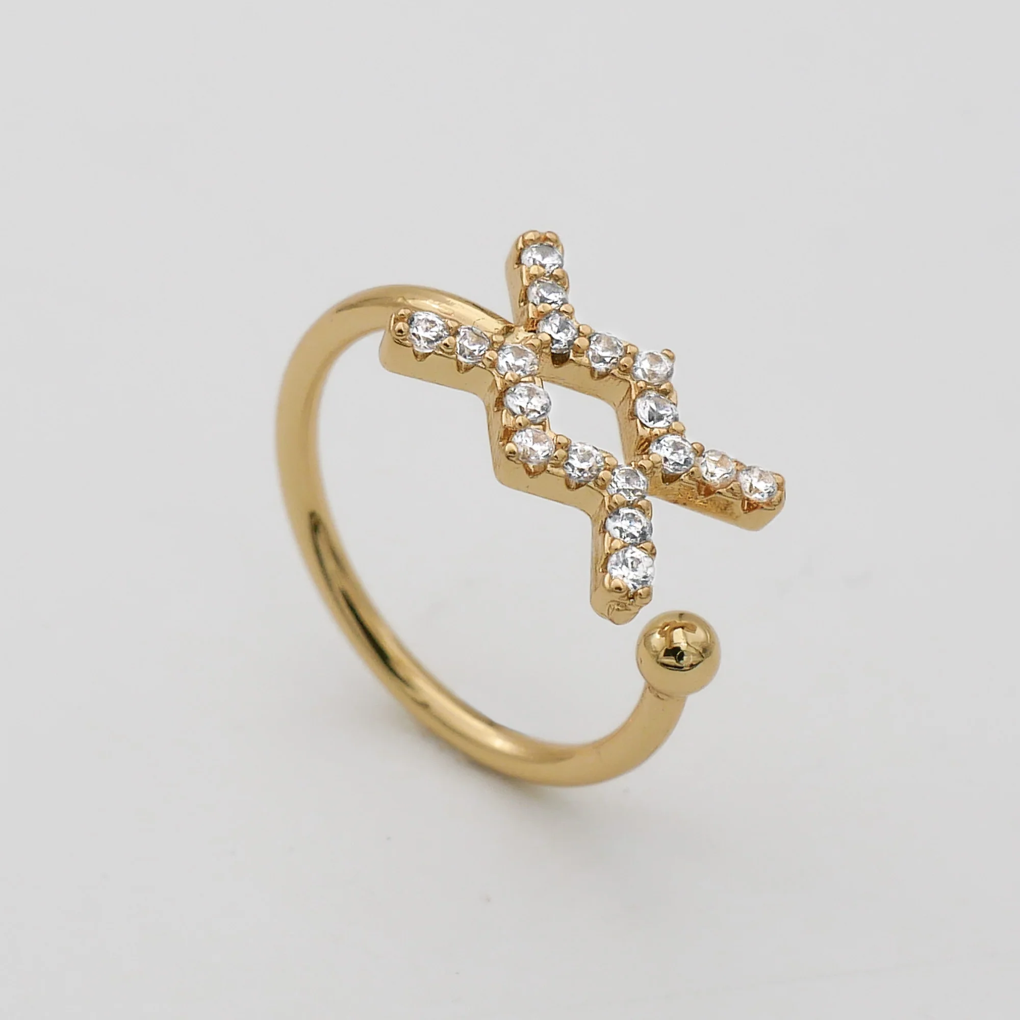 Pave Zodiac Ring - Image 11