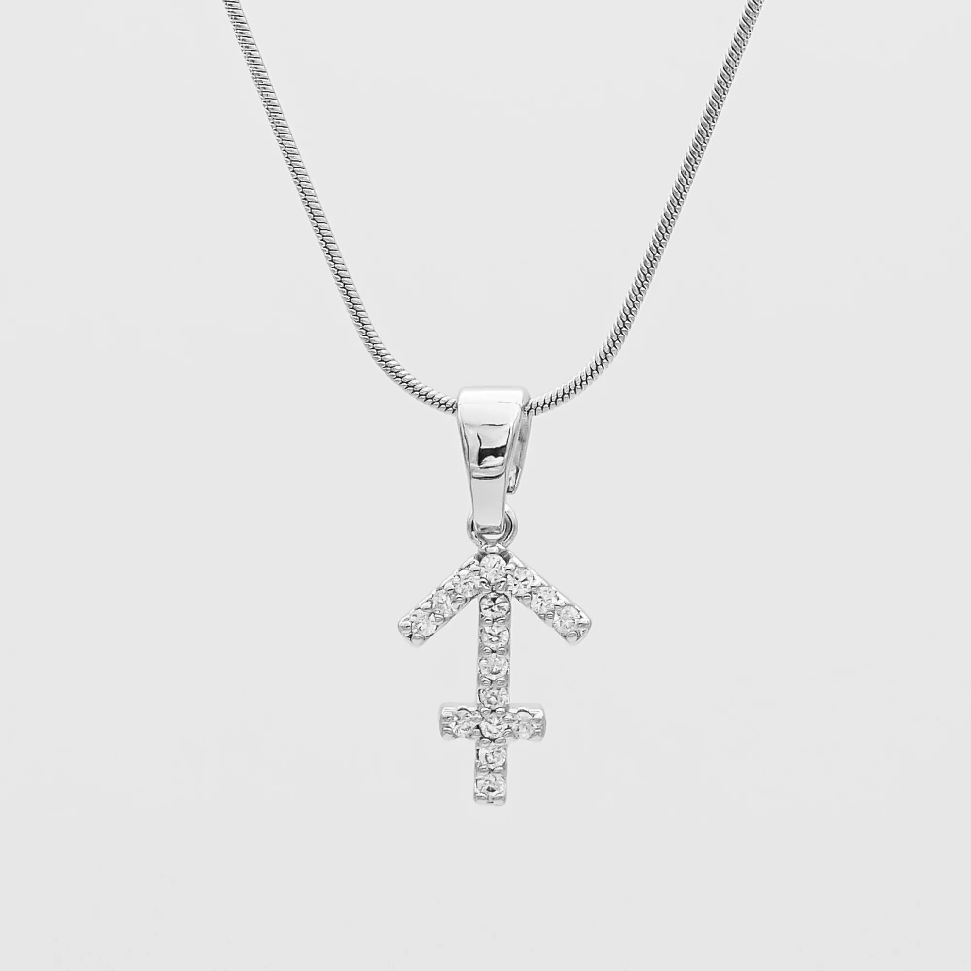 Pave Zodiac Symbol necklace - Image 20