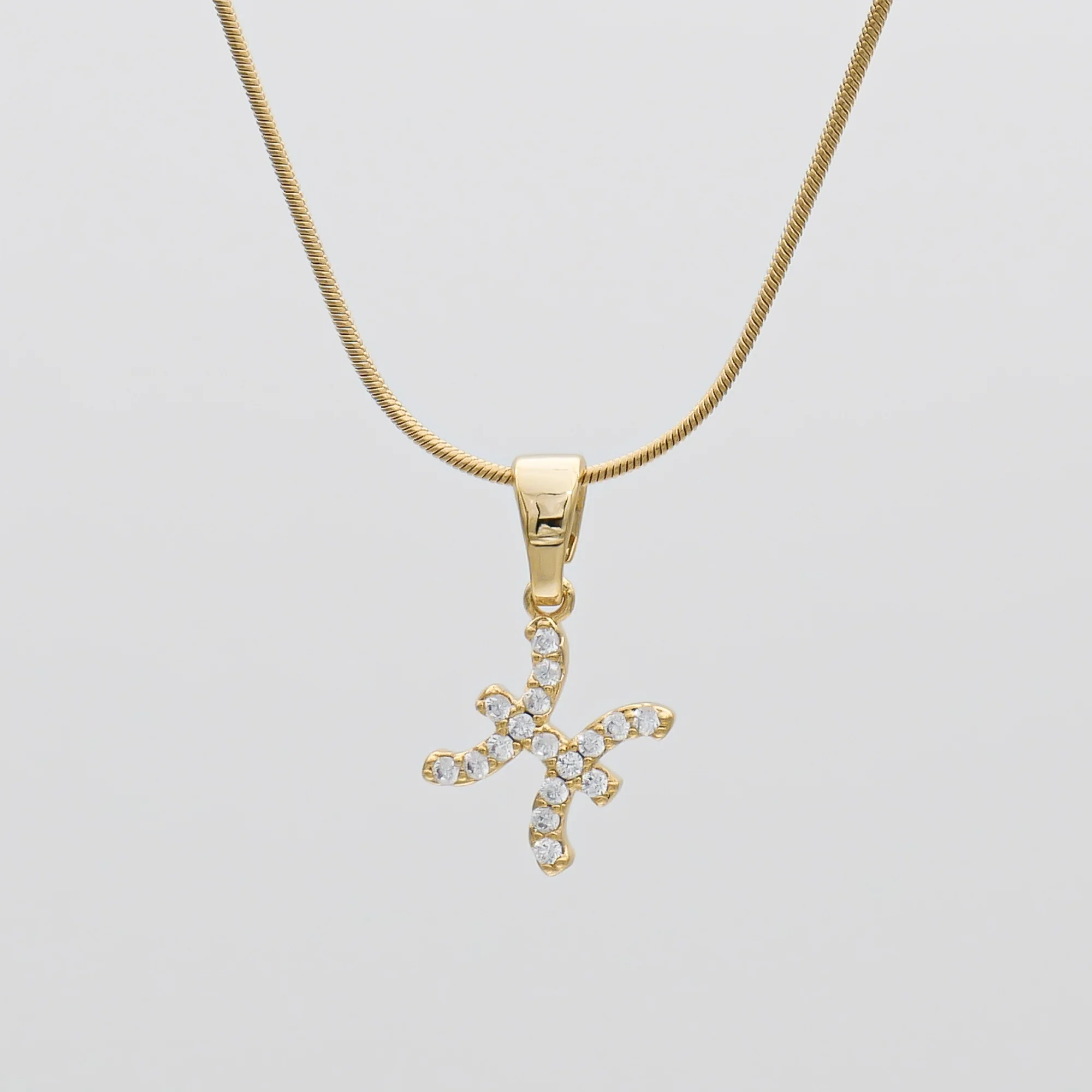 Pave Zodiac Symbol necklace - Image 23