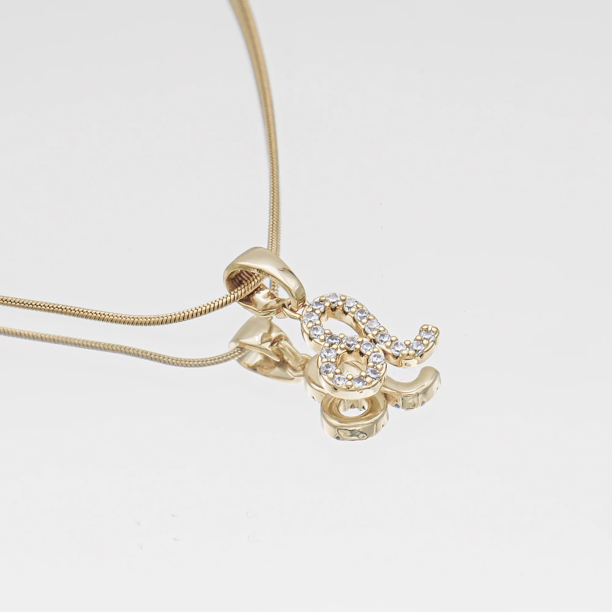Pave Zodiac Symbol necklace - Image 3