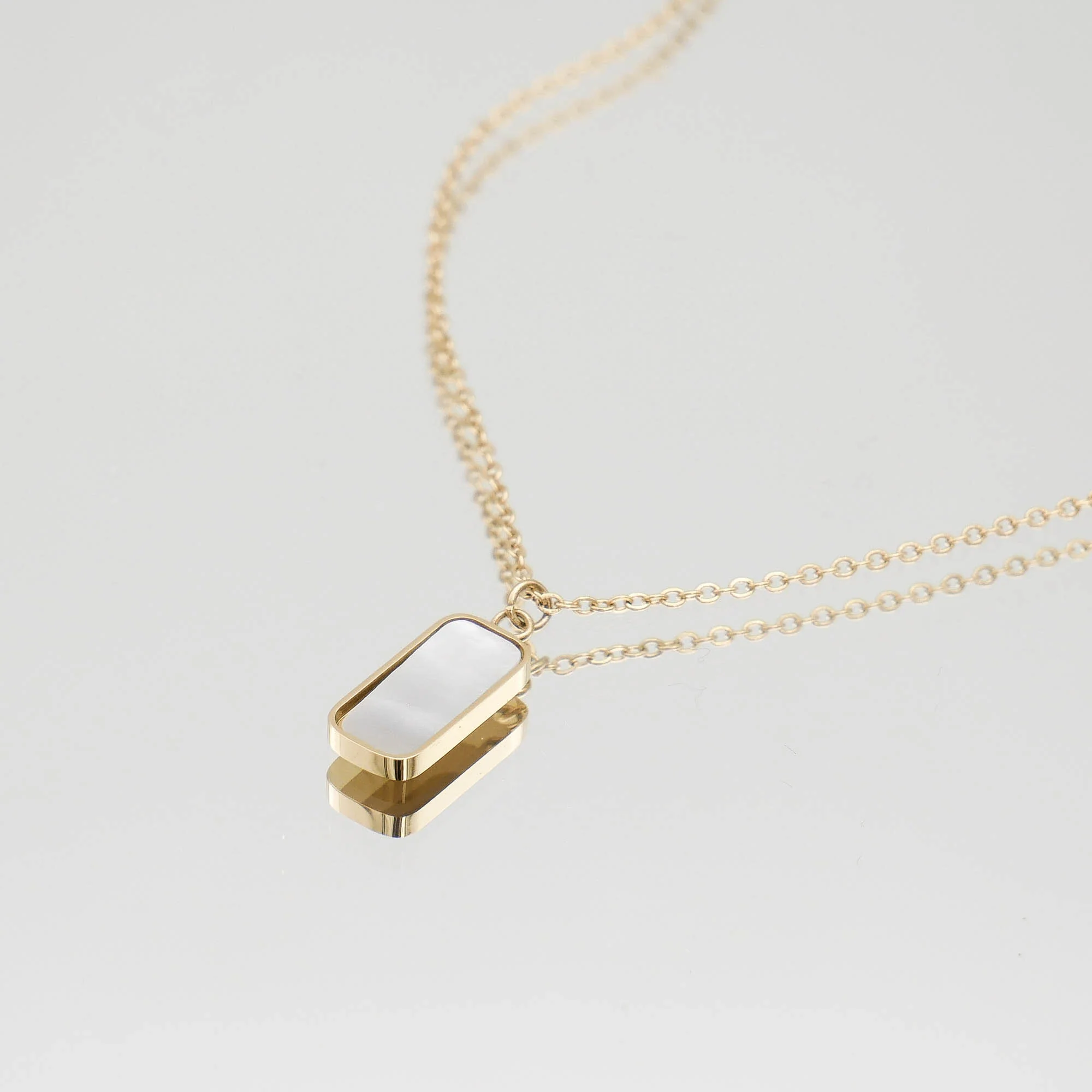 Janelle Opal Tablet Necklace - Image 2
