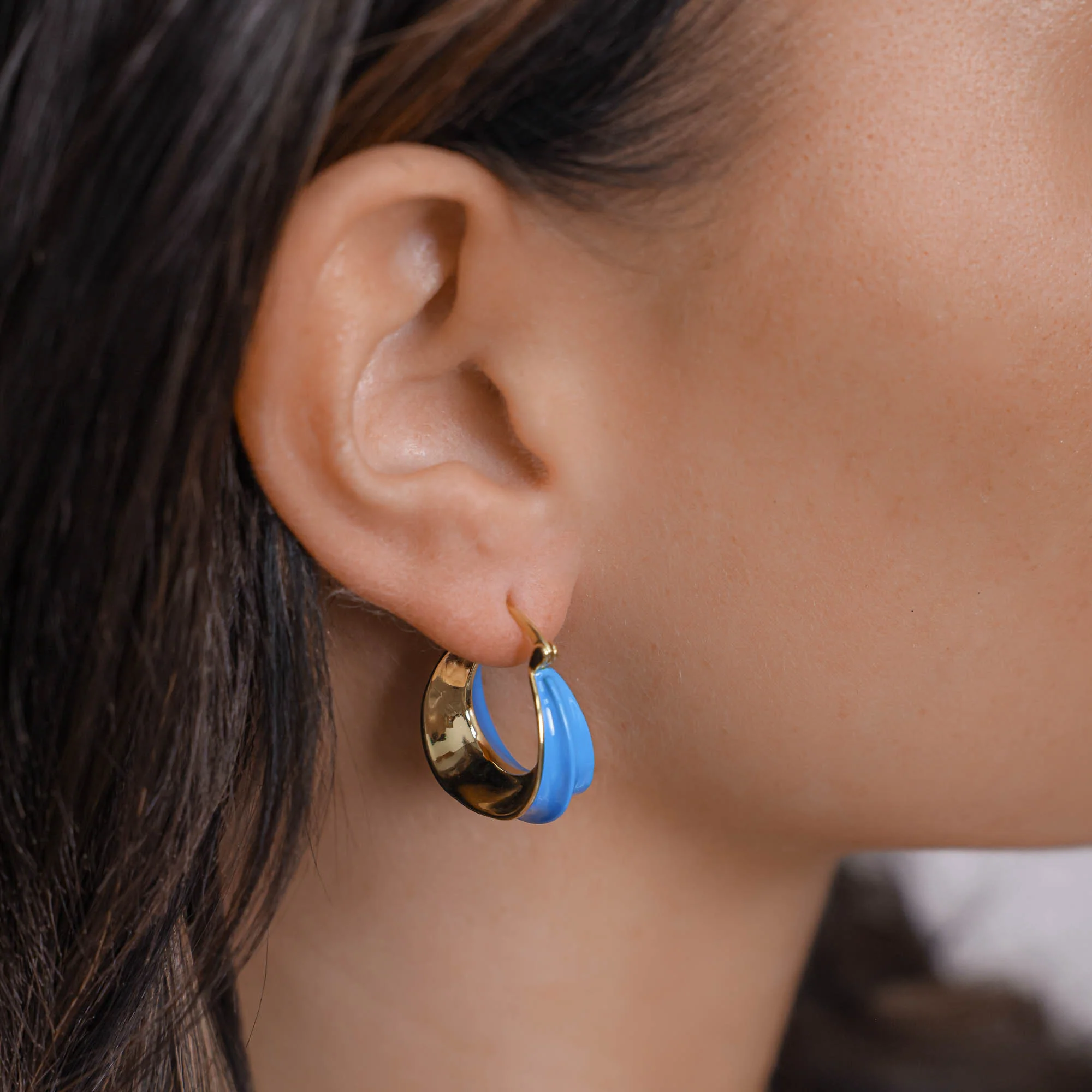 Katia Earrings Blue - Image 2