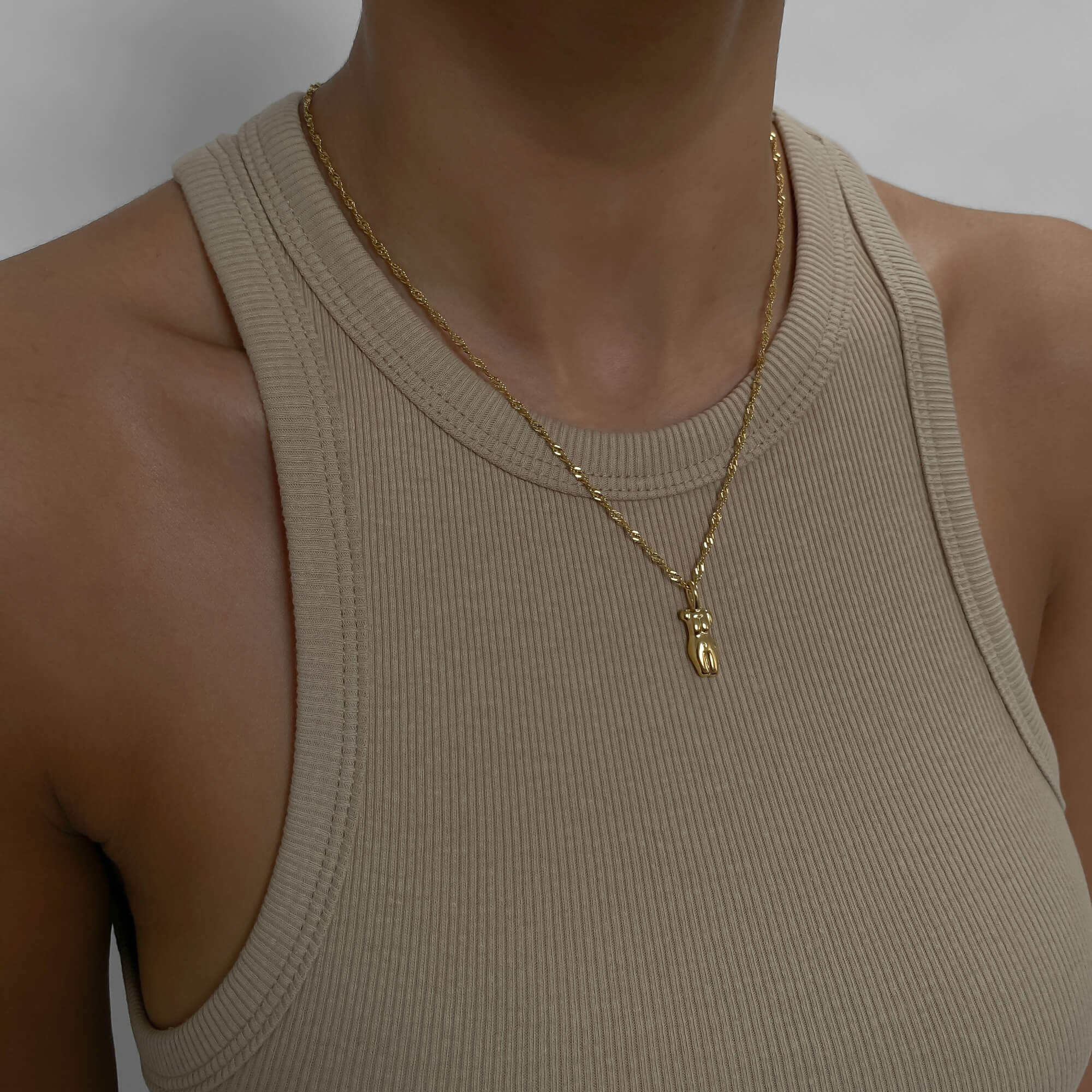 Kaya Figure Pendant Necklace - Image 4