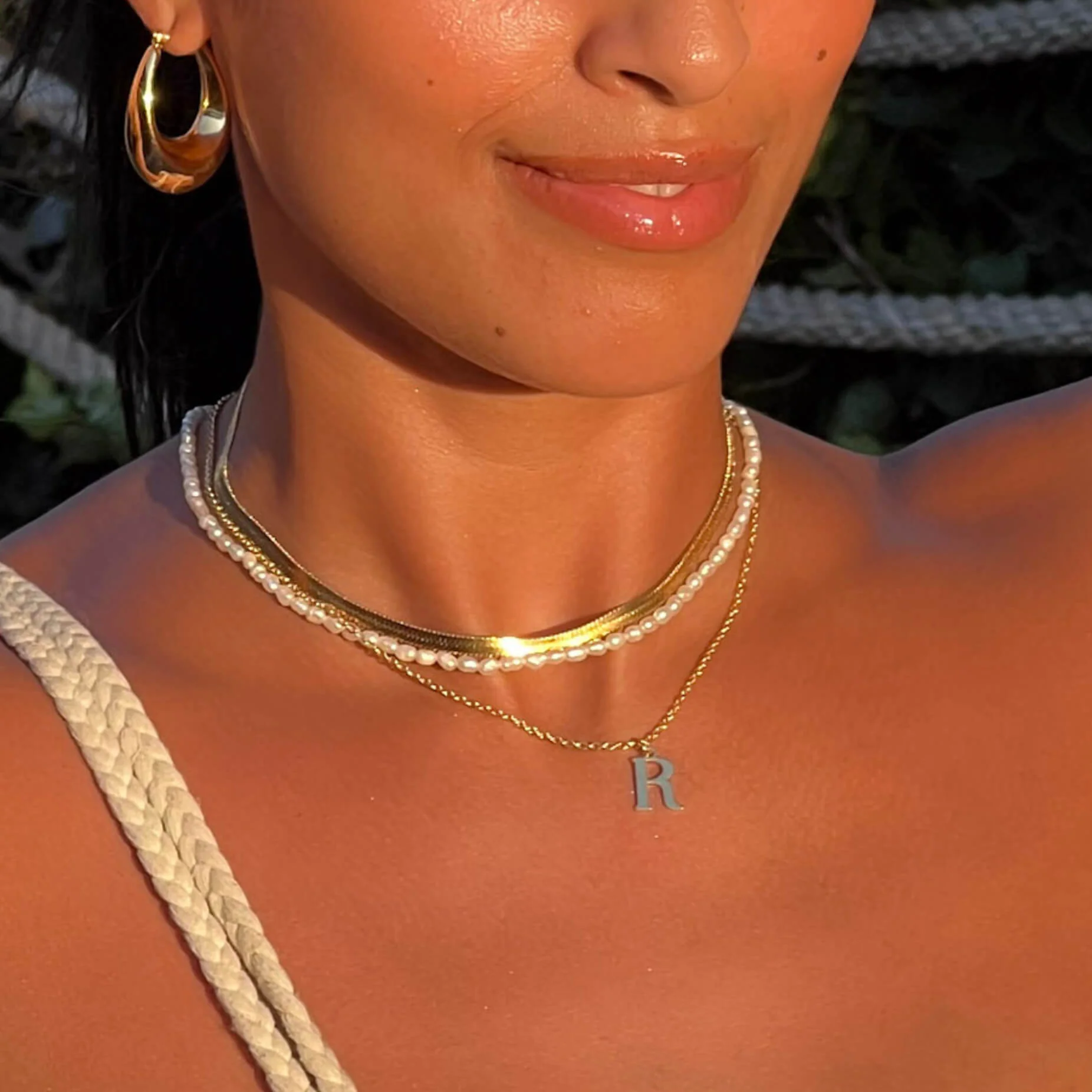 Kayla Initial Necklace - Image 3