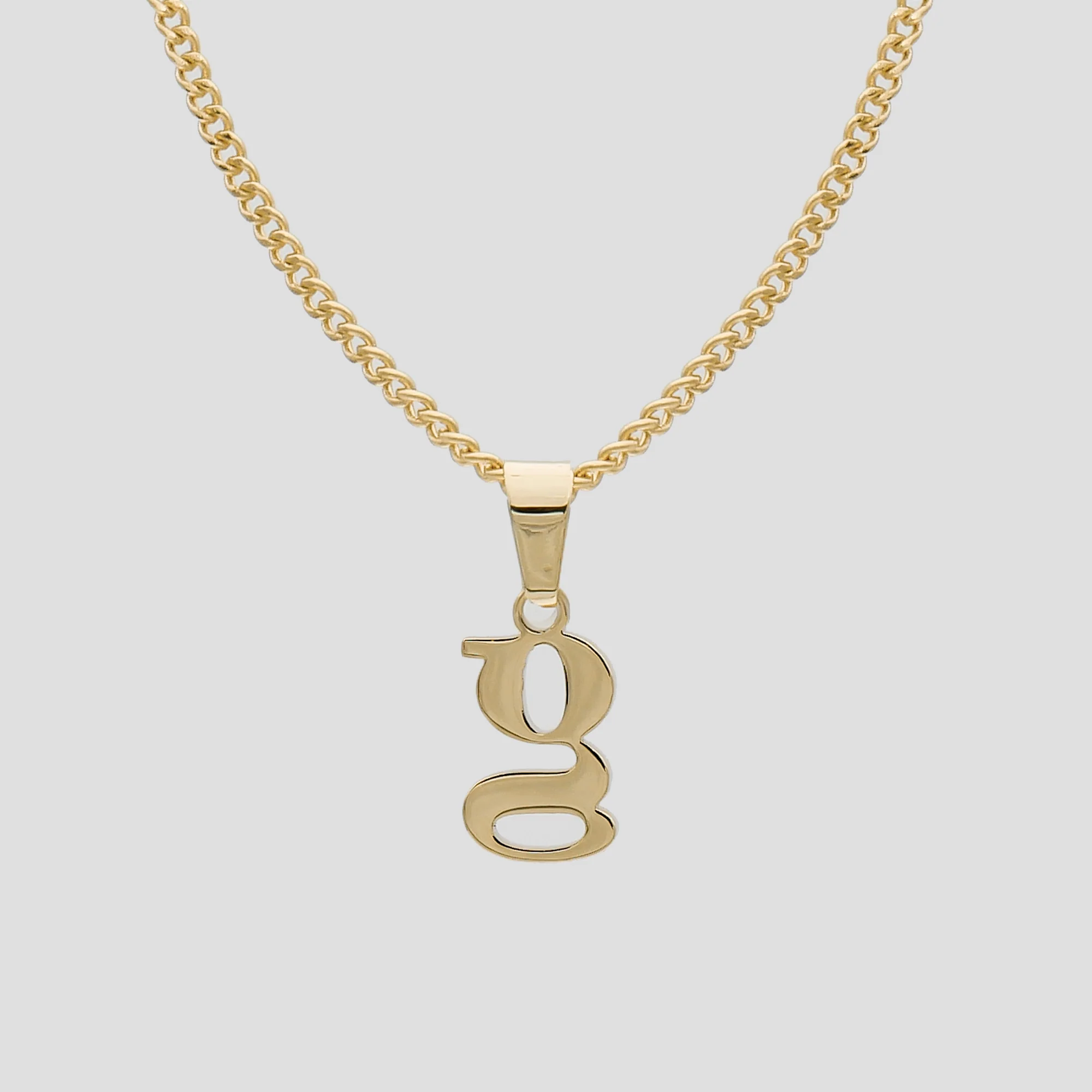 Kayla Lowercase Mini Initial Necklace - Image 19
