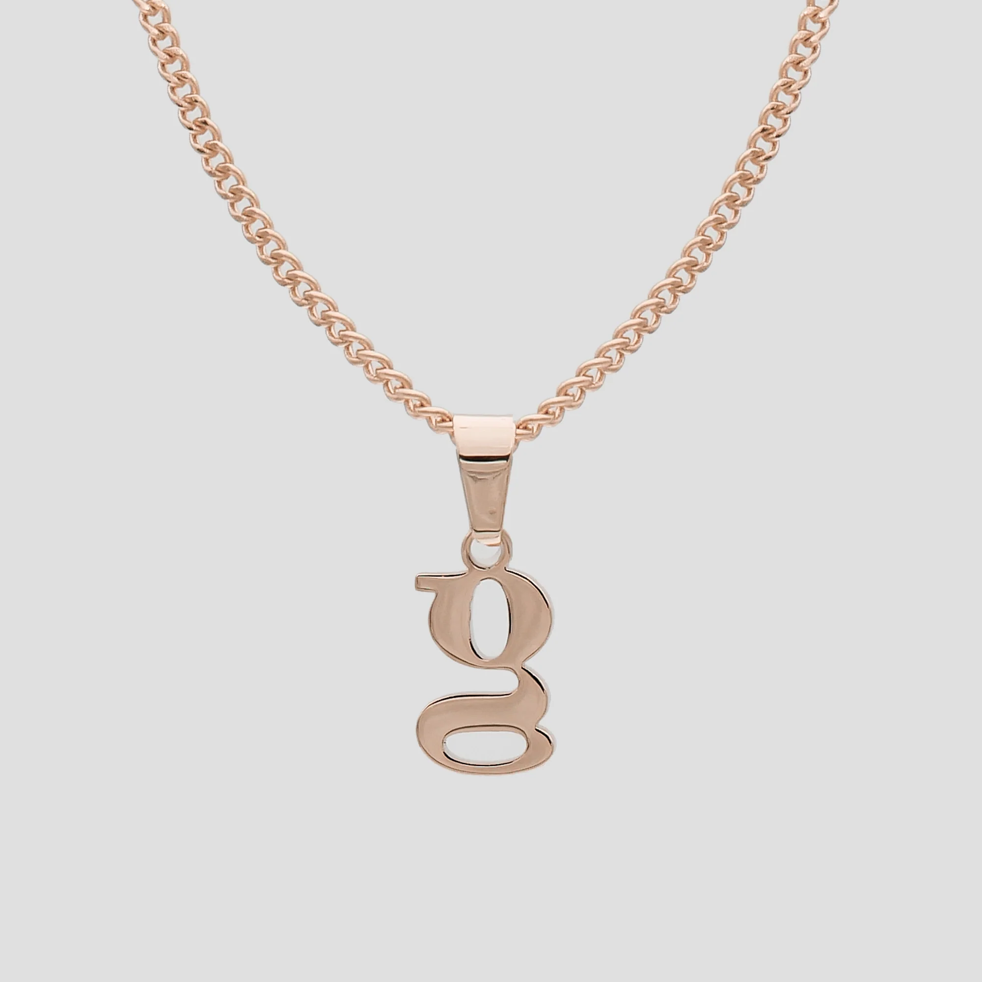 Kayla Lowercase Mini Initial Necklace - Image 64