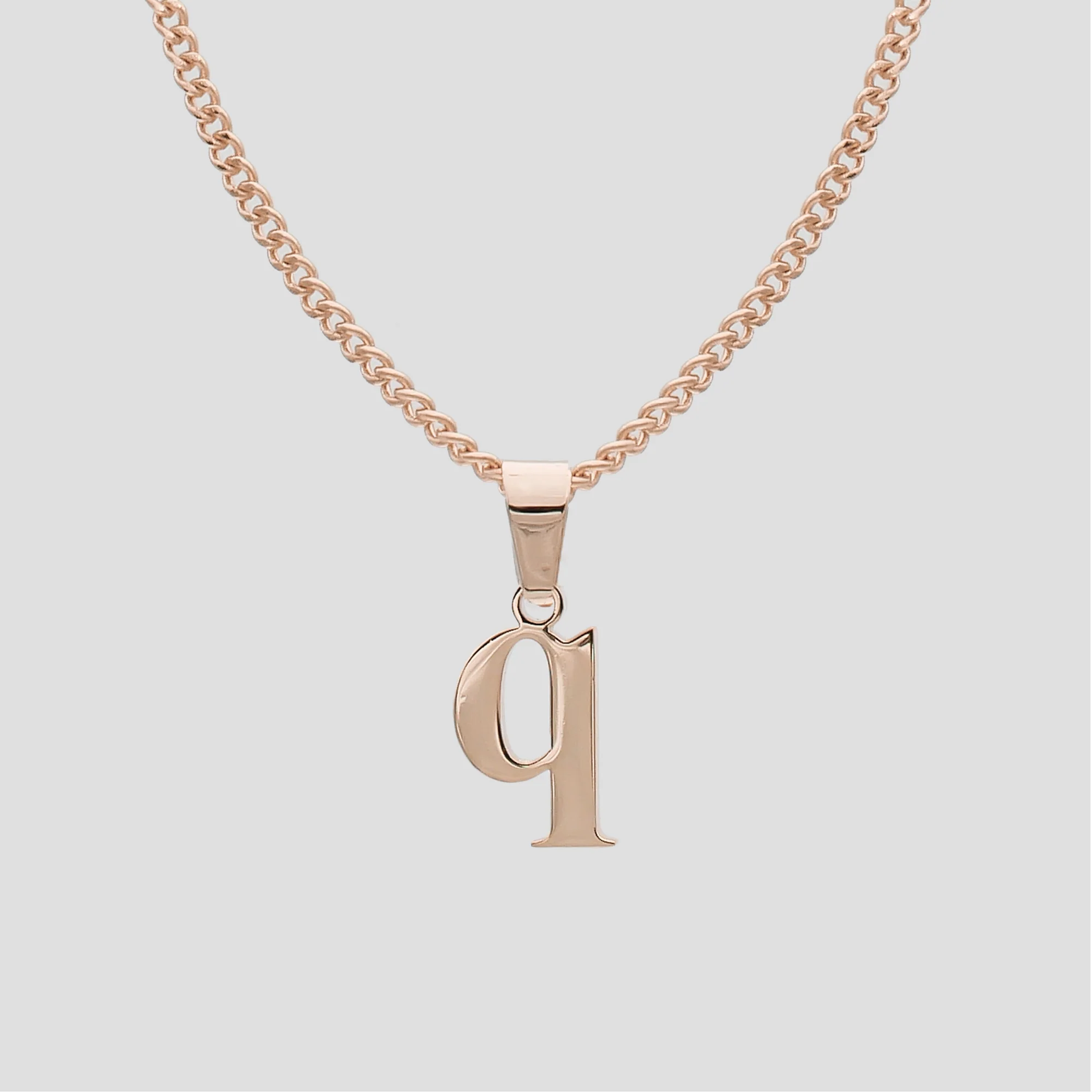 Kayla Lowercase Mini Initial Necklace - Image 74