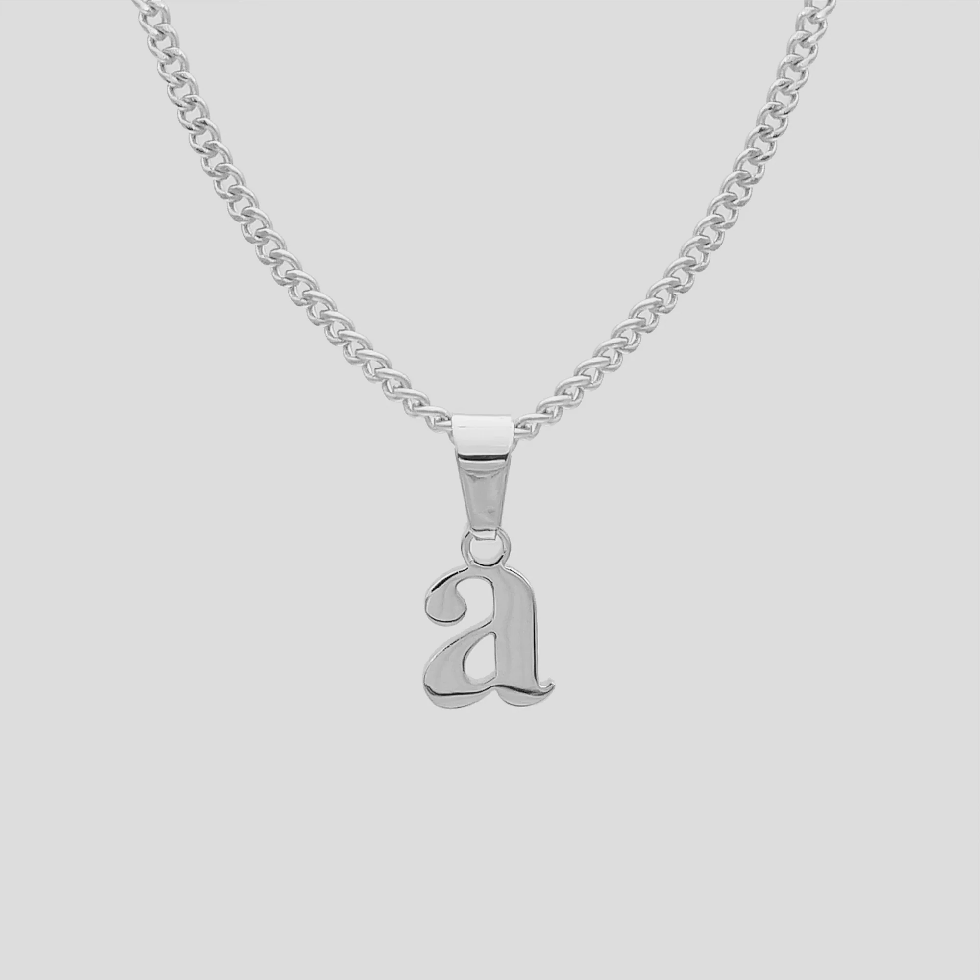 Kayla Lowercase Mini Initial Necklace - Image 8