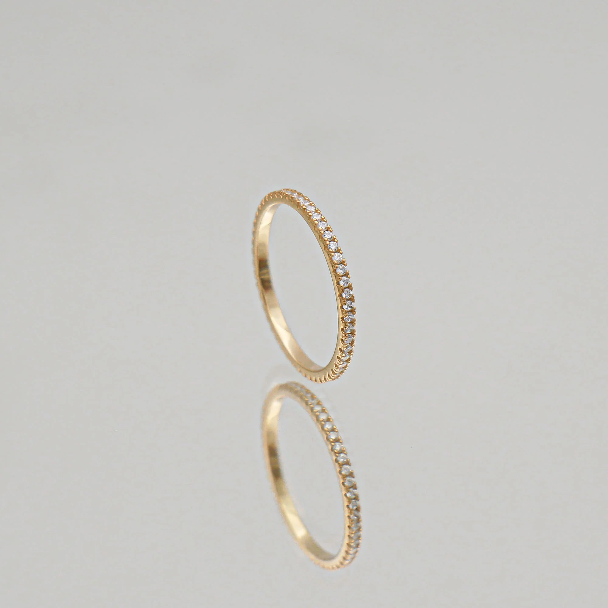 Kylie Dainty Diamond Ring - Image 6