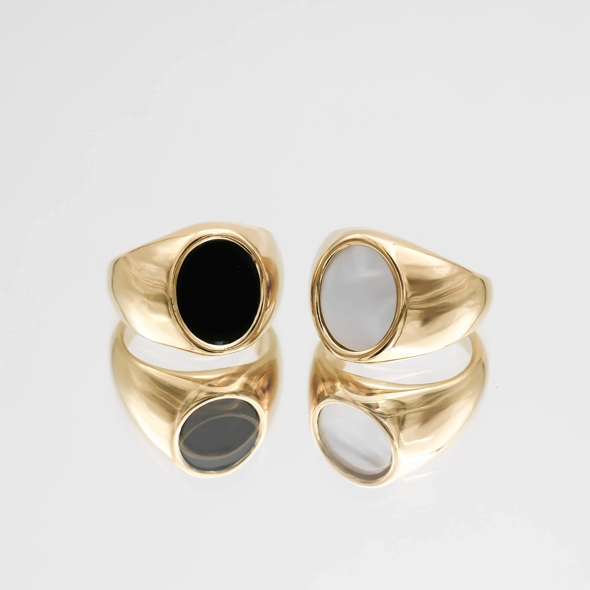 Lani Opal Oval Signet Ring - Image 3