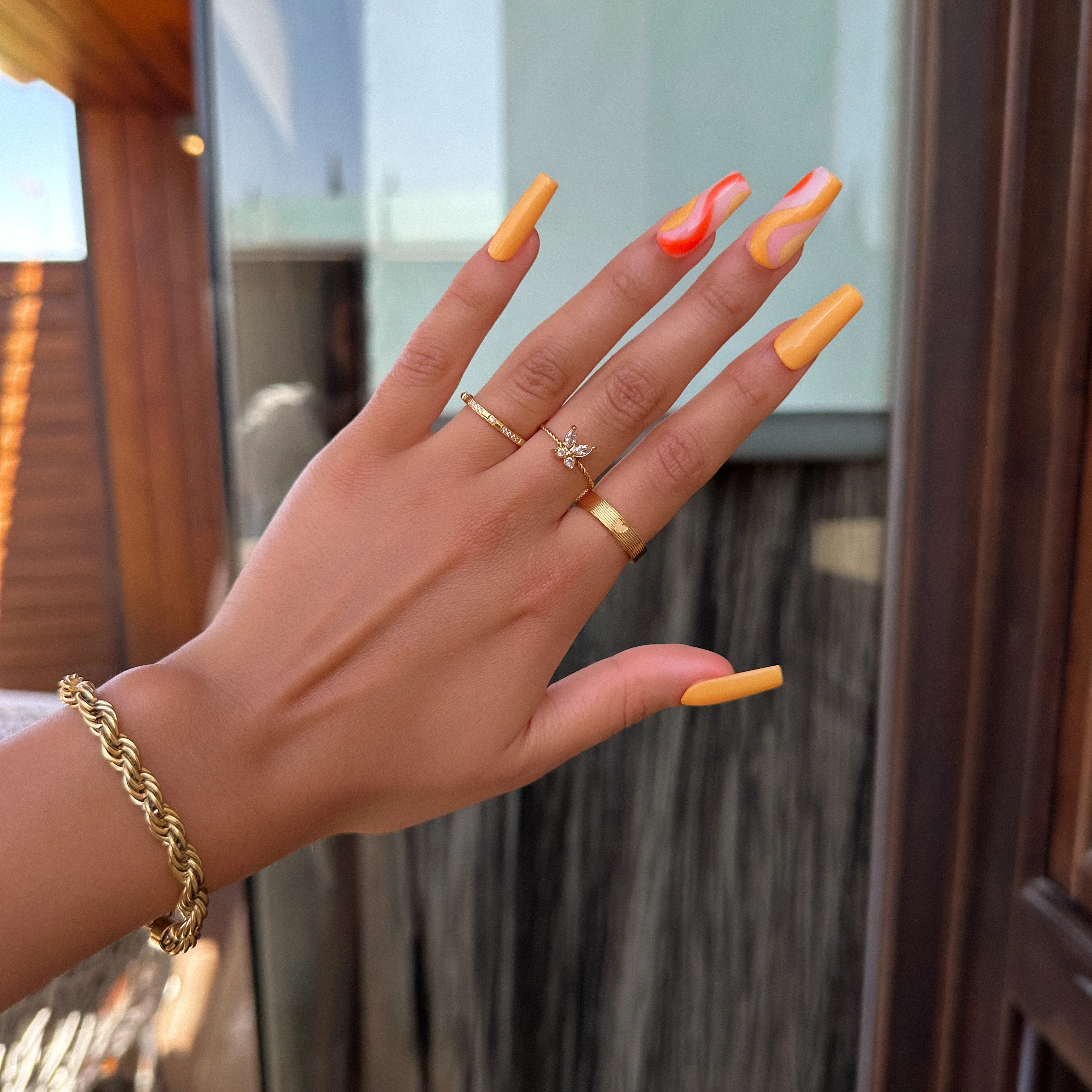 Leila Thin CZ Band Ring - Image 6