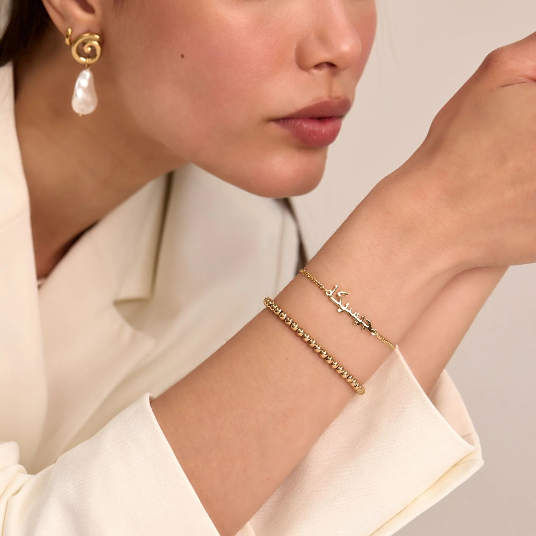 Lena Sphere Beaded Bracelet - Image 6