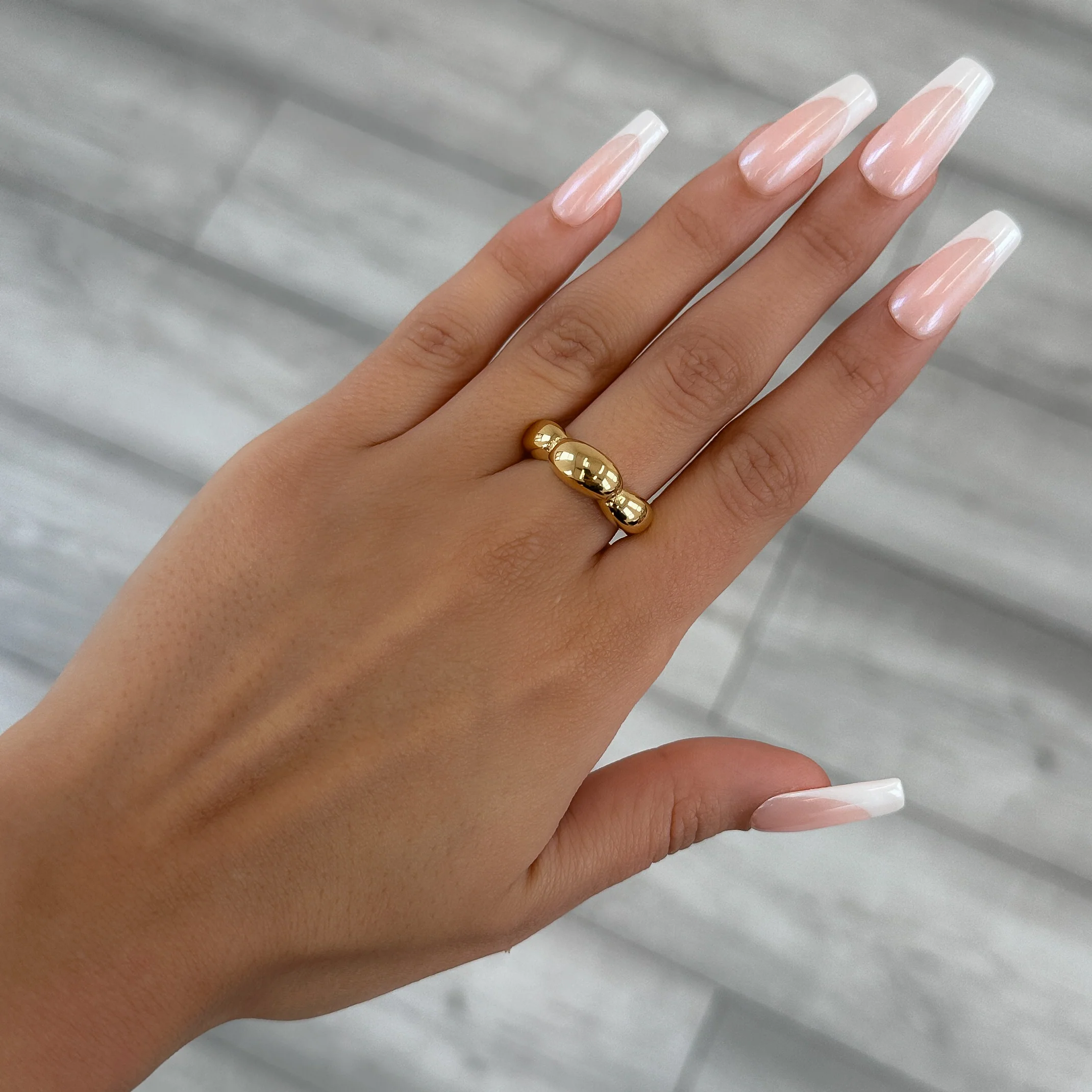 Lia Bubble Band Ring - Image 2