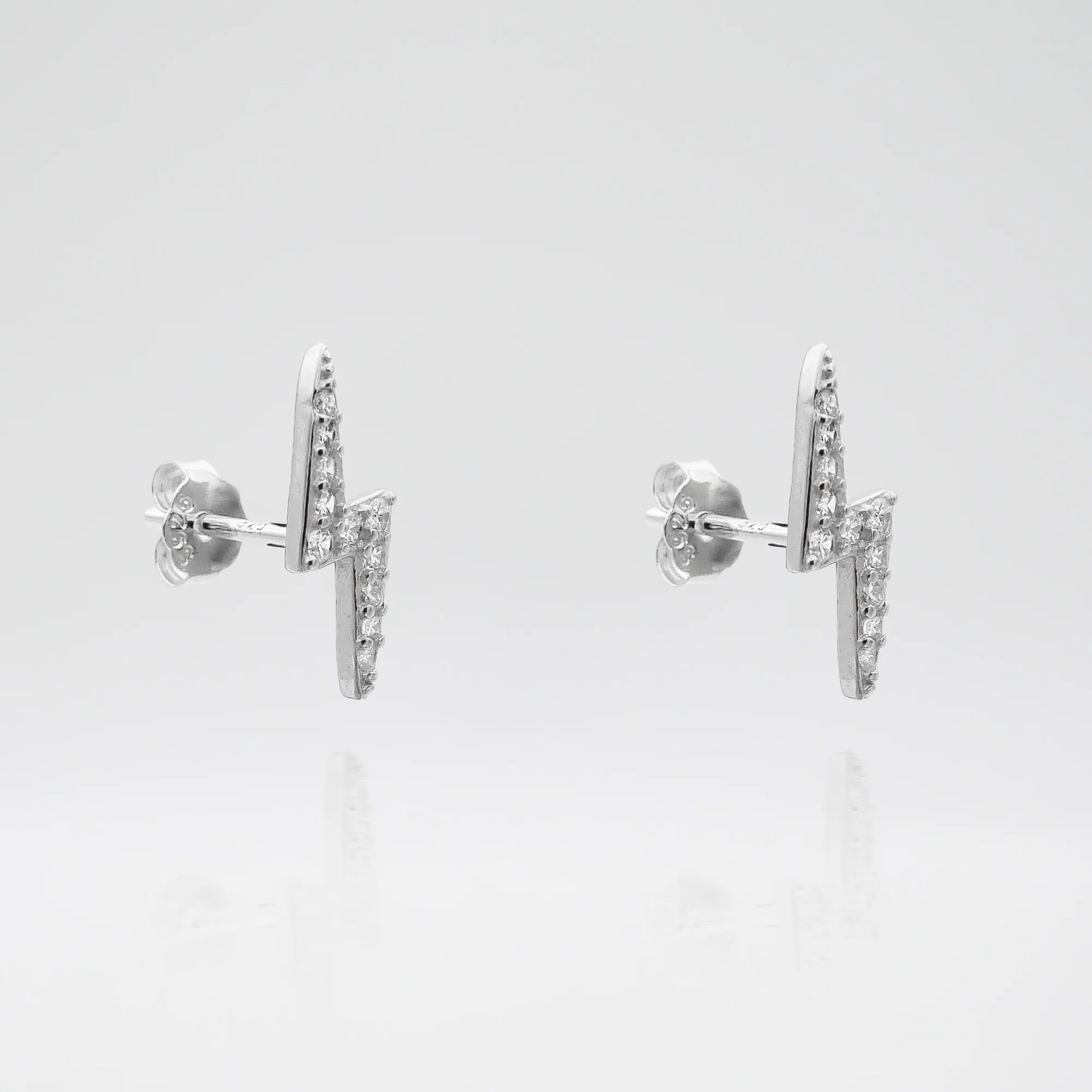 Lightning Bolt Stud Earrings - Image 5