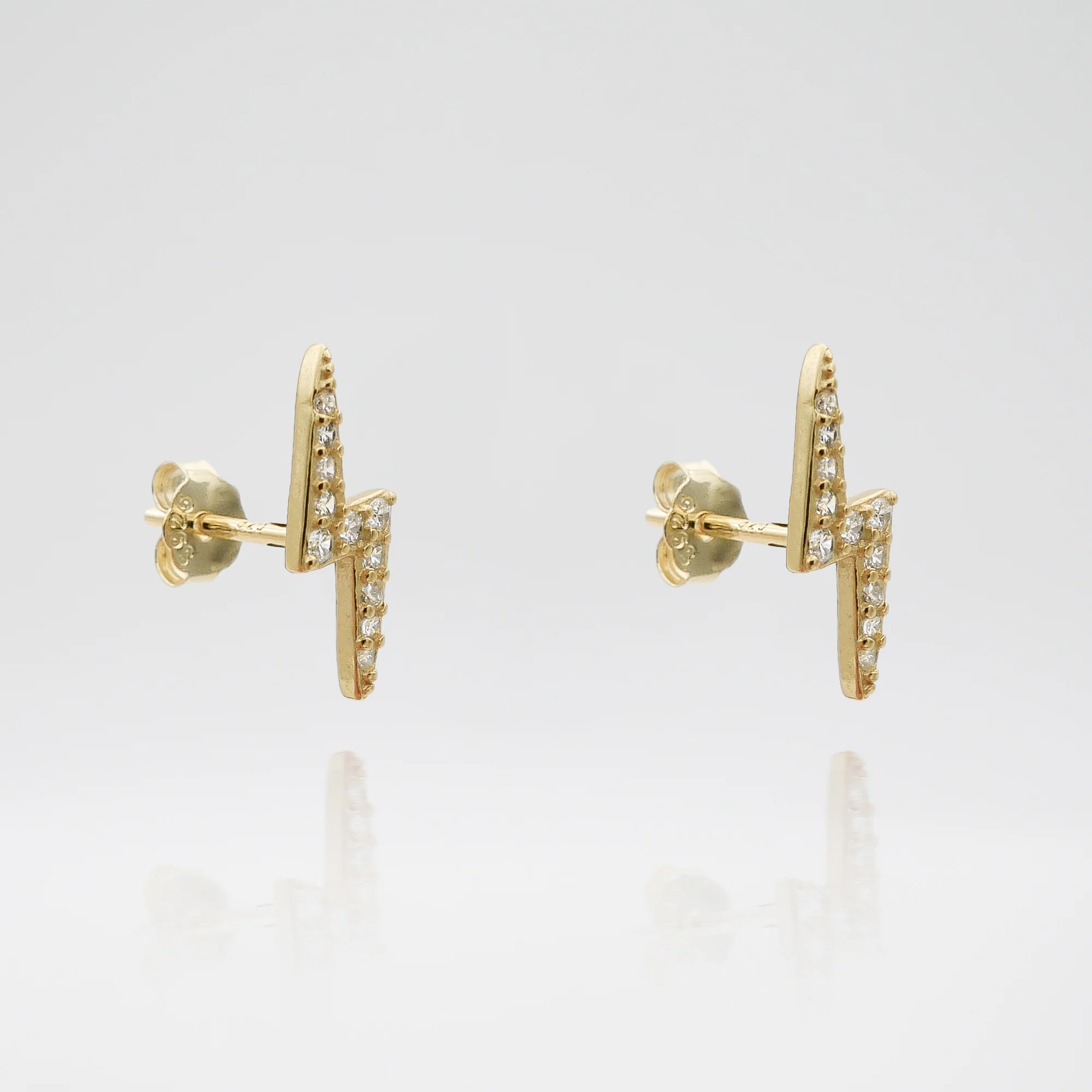 Lightning Bolt Stud Earrings - Image 6