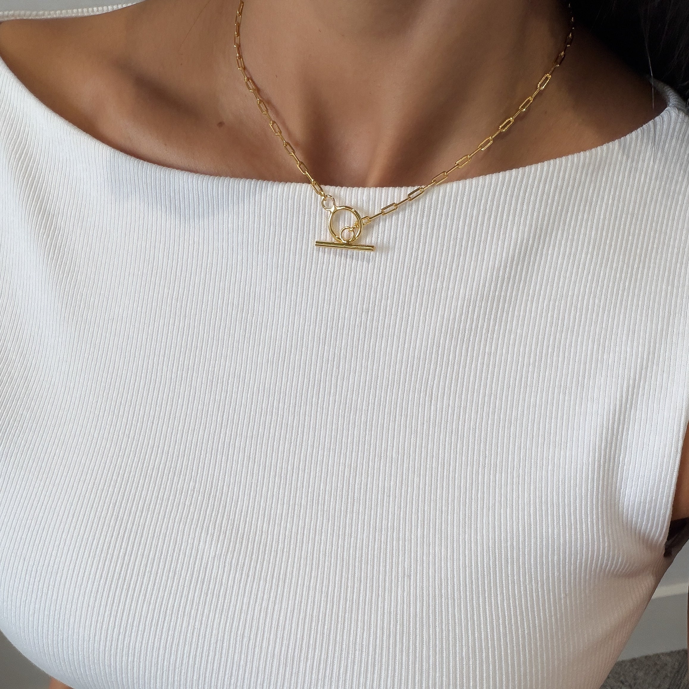 Lily T-bar Necklace - Image 2