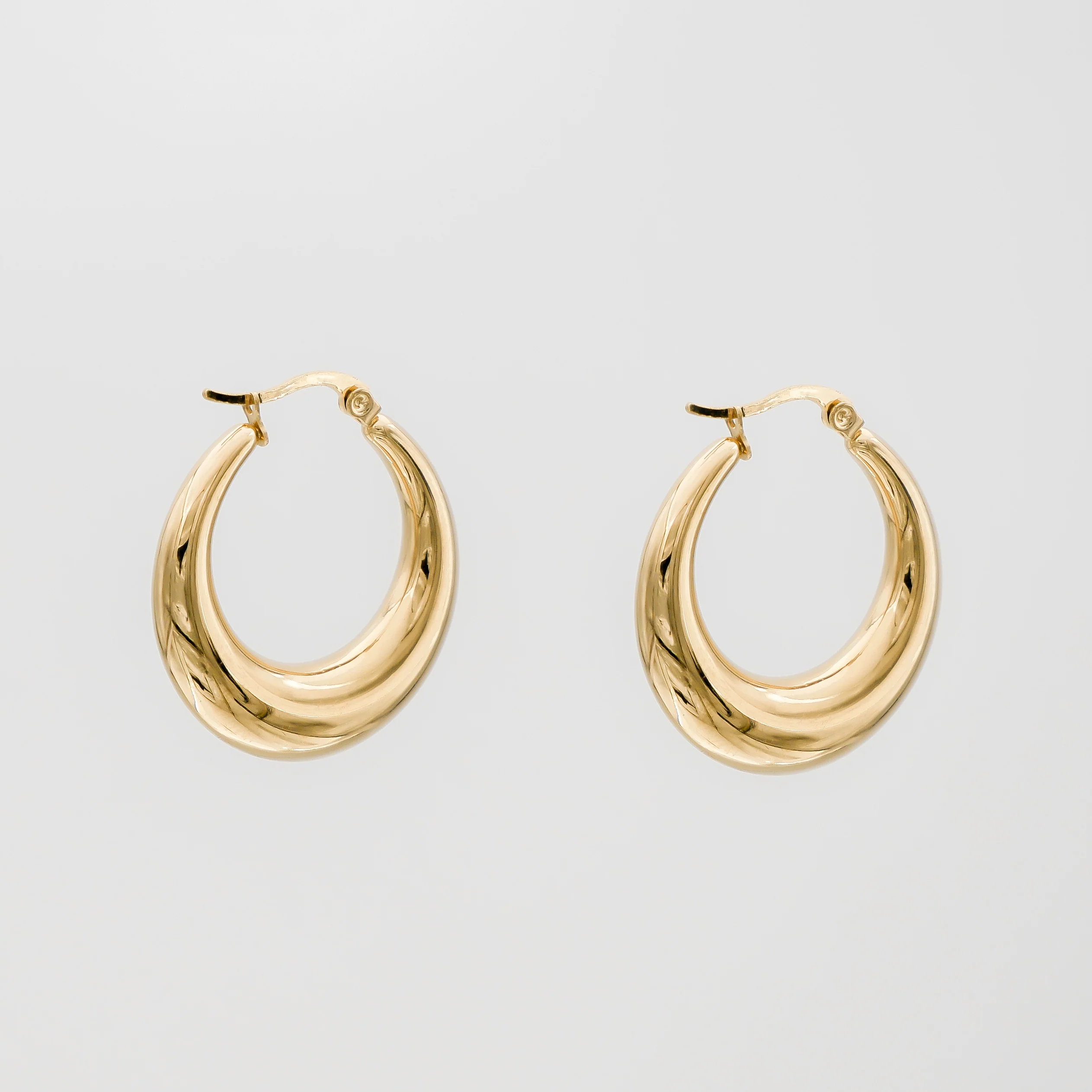 Lina Hoop Earrings | Gold - Image 4