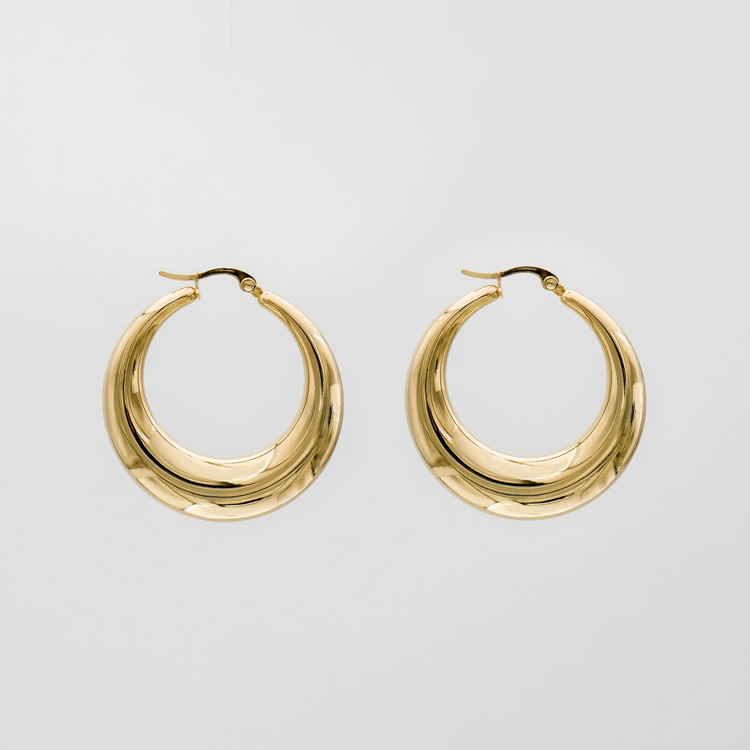 Lina Hoop Earrings | Gold - Image 5