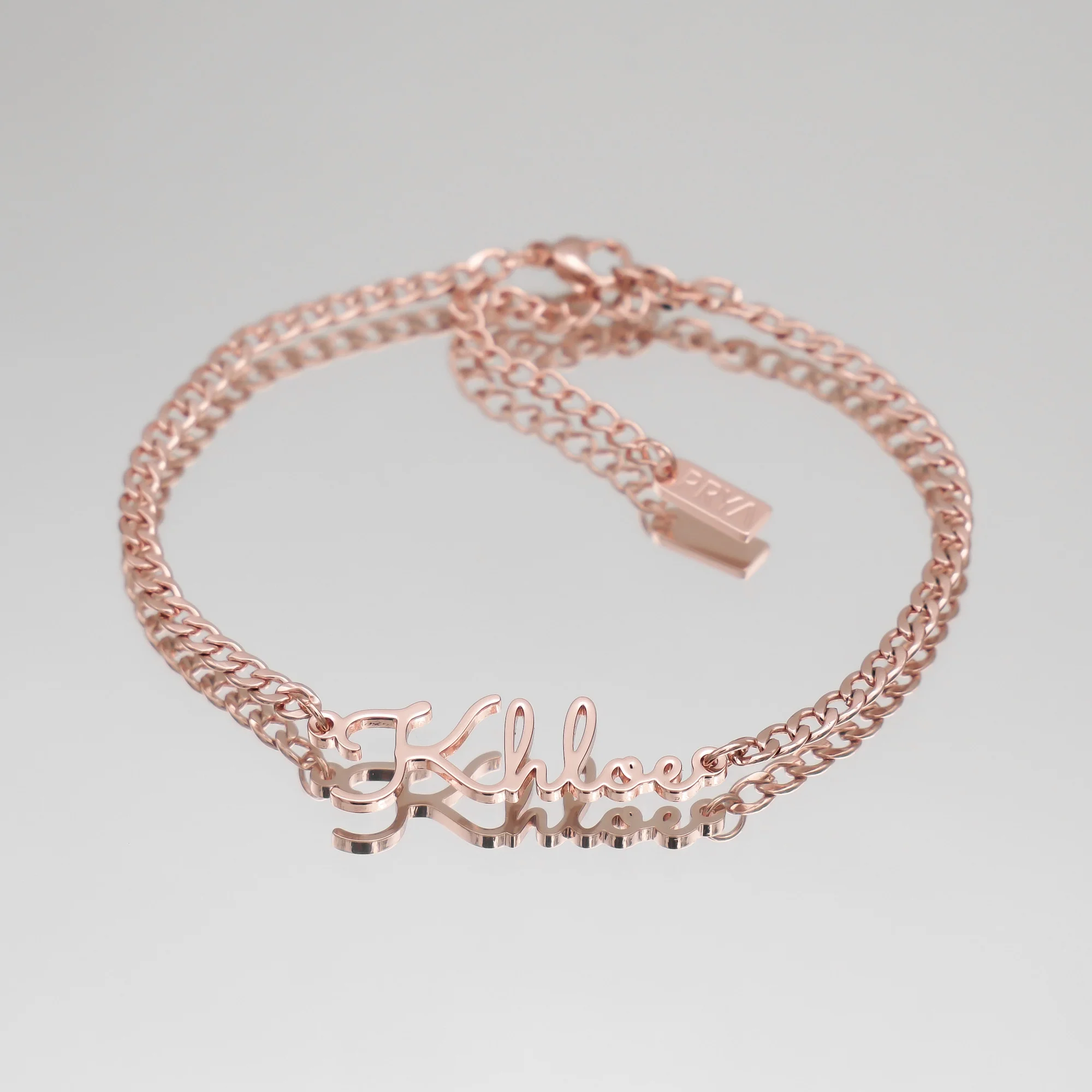 London Custom Name Anklet - Image 3